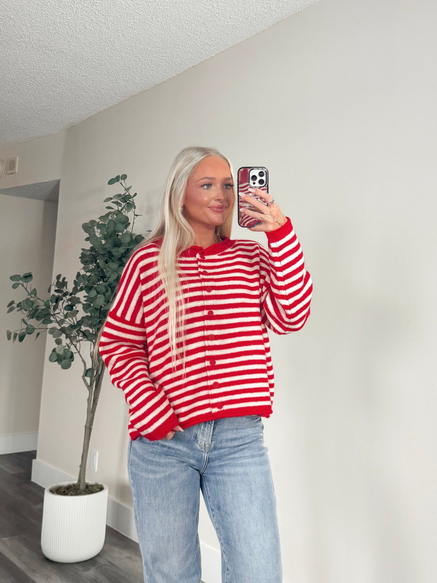 Lauren Cardigan- Red