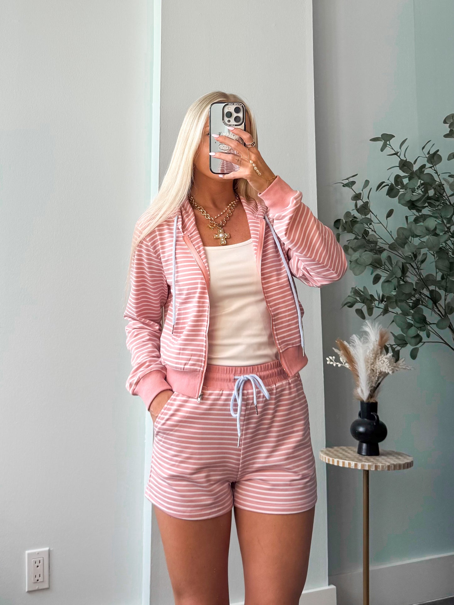 Bubblegum Skies Striped Set