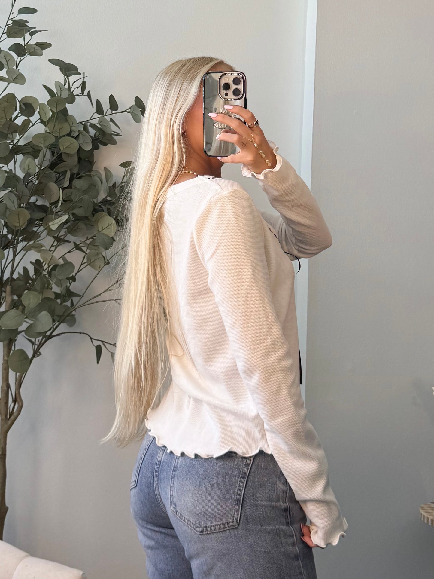 Rooted in Love Waffle Top