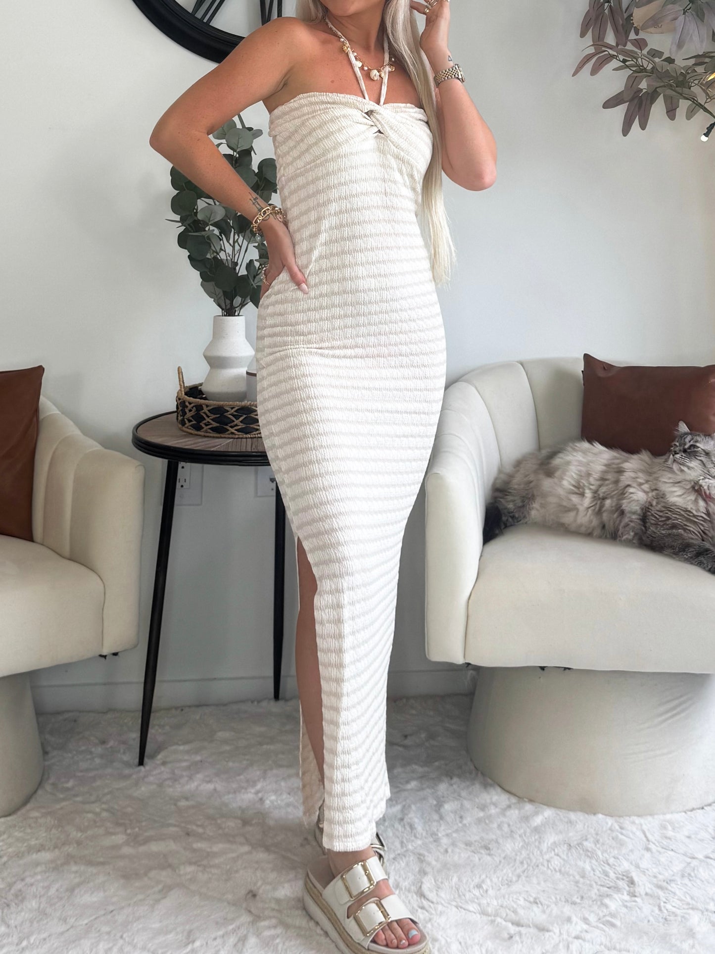 Kimberly Striped Dress
