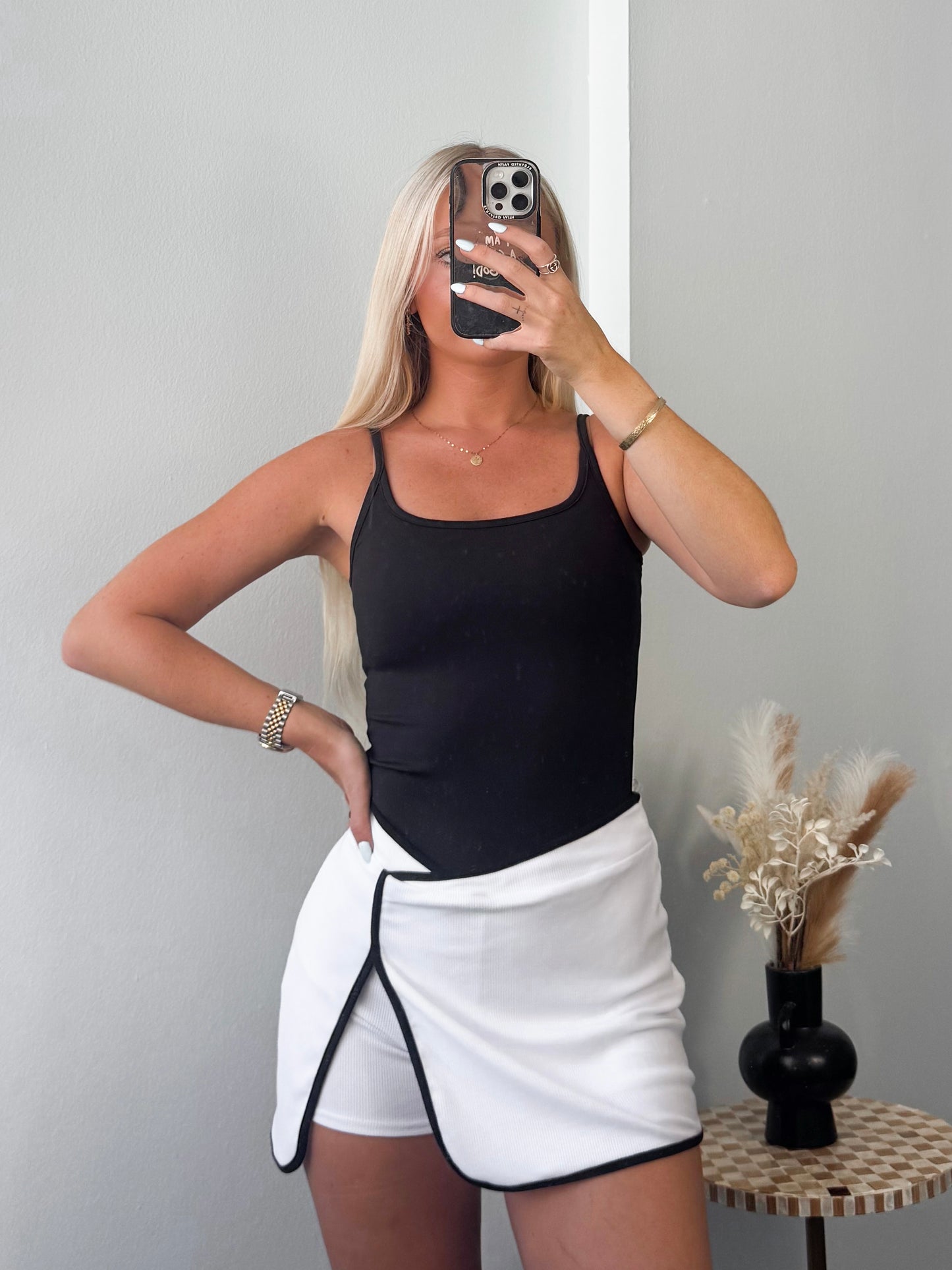 Summertime Tank Top- Black