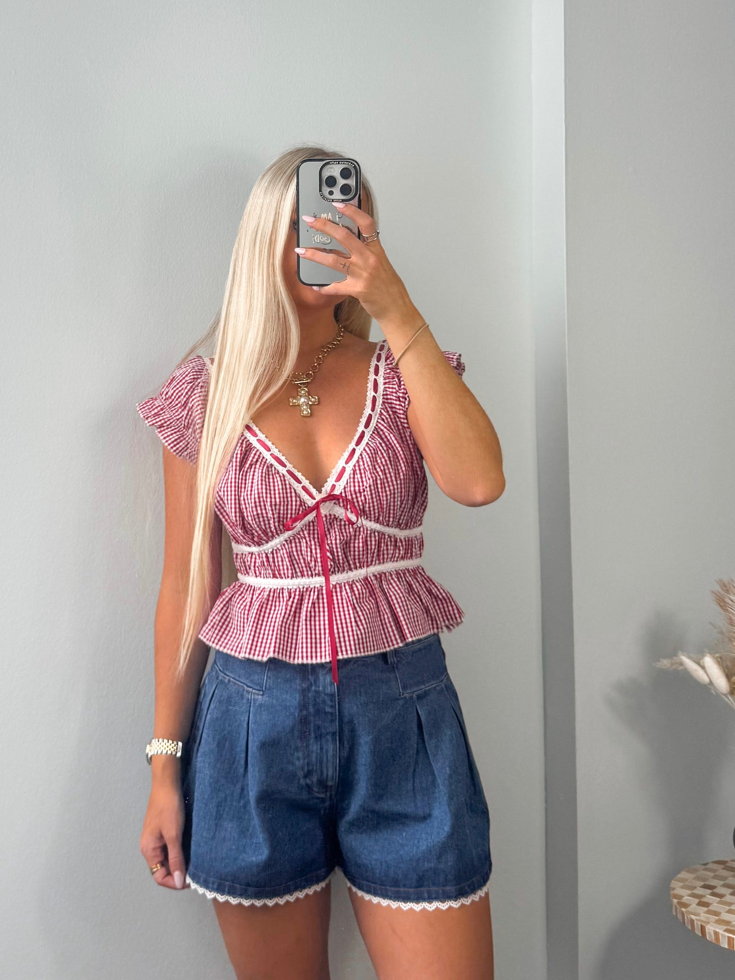 Full Of Joy Denim Shorts