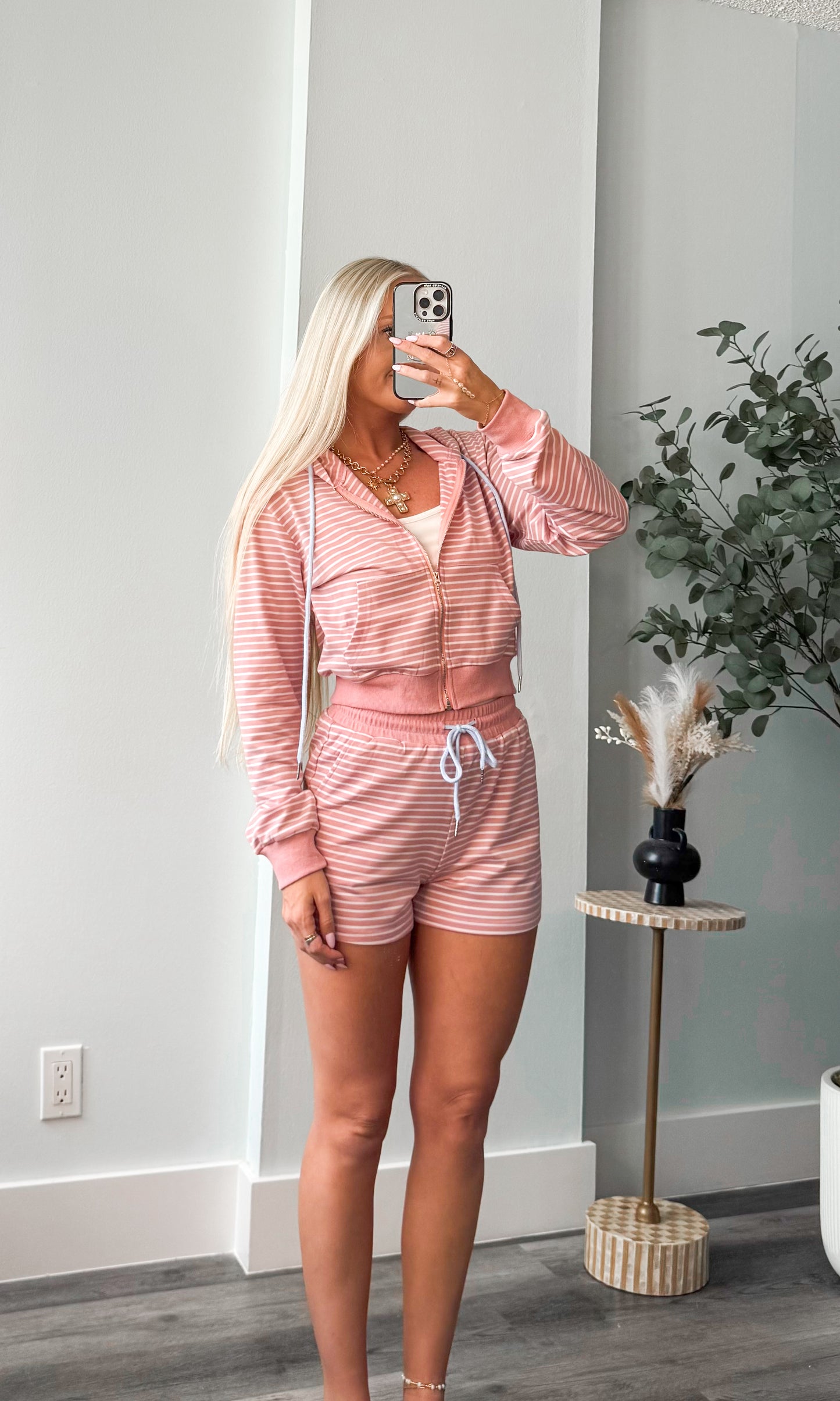 Bubblegum Skies Striped Set