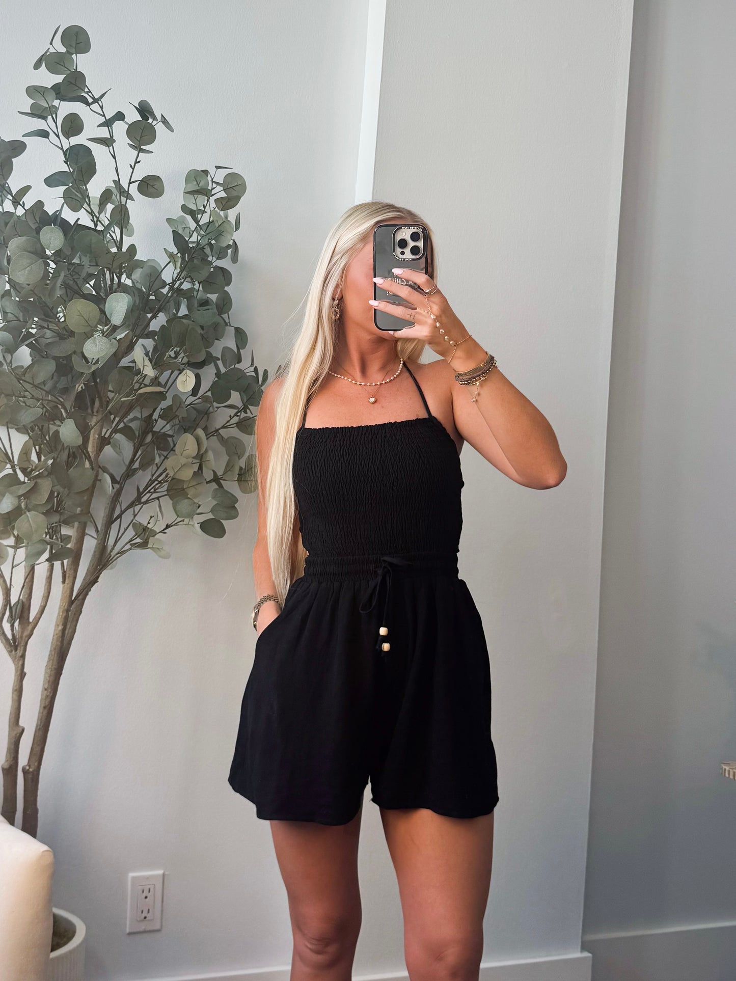 Something Special Open Back Romper