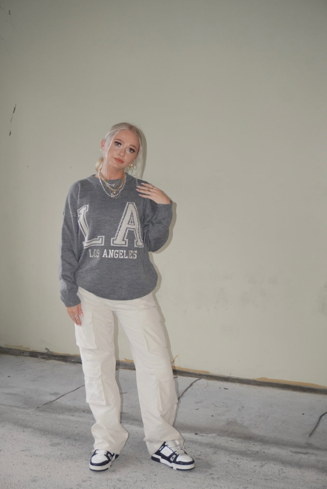 LA Grey Sweater