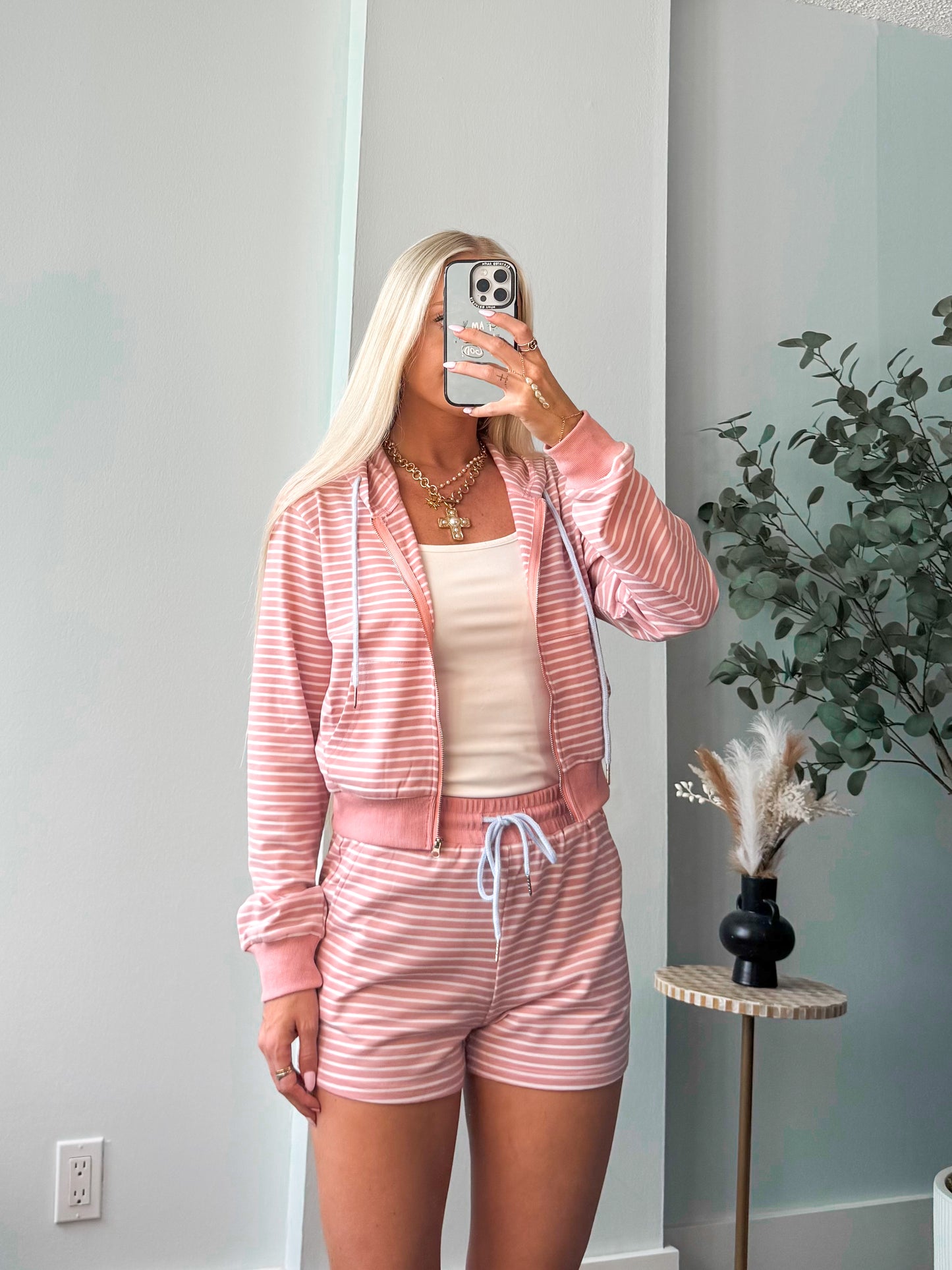 Bubblegum Skies Striped Set