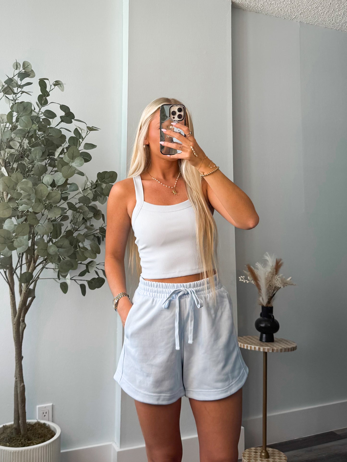 Kenzie Ribbed Cropped Tank Top