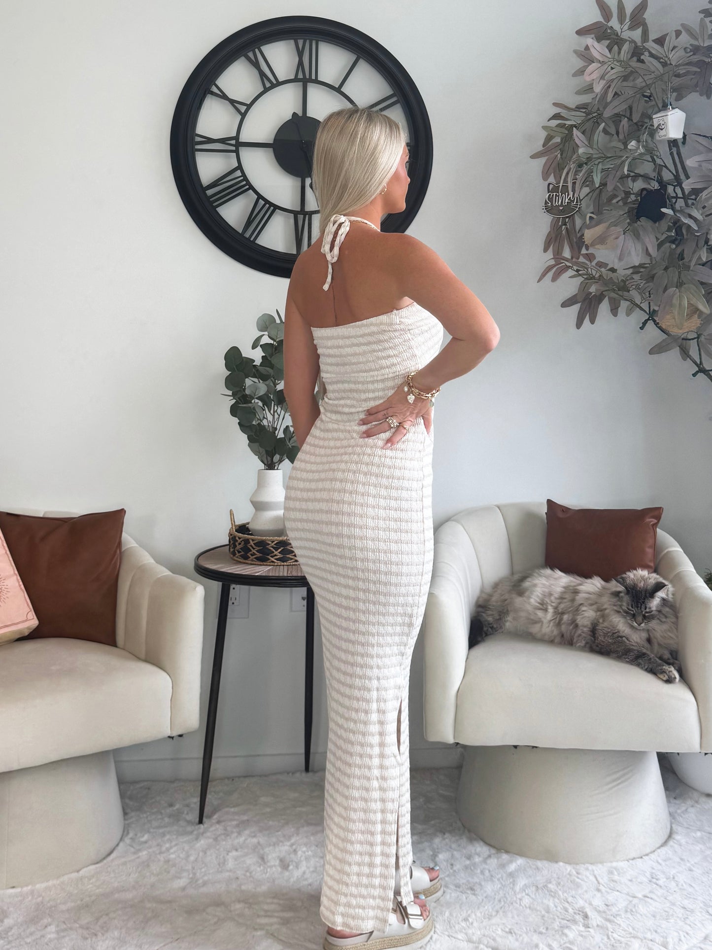 Kimberly Striped Dress