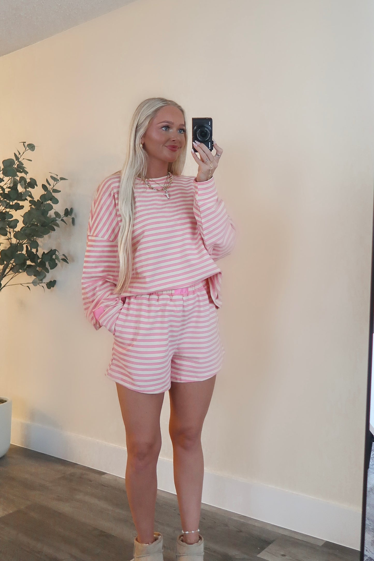 Chill Time Set- Pink/ white