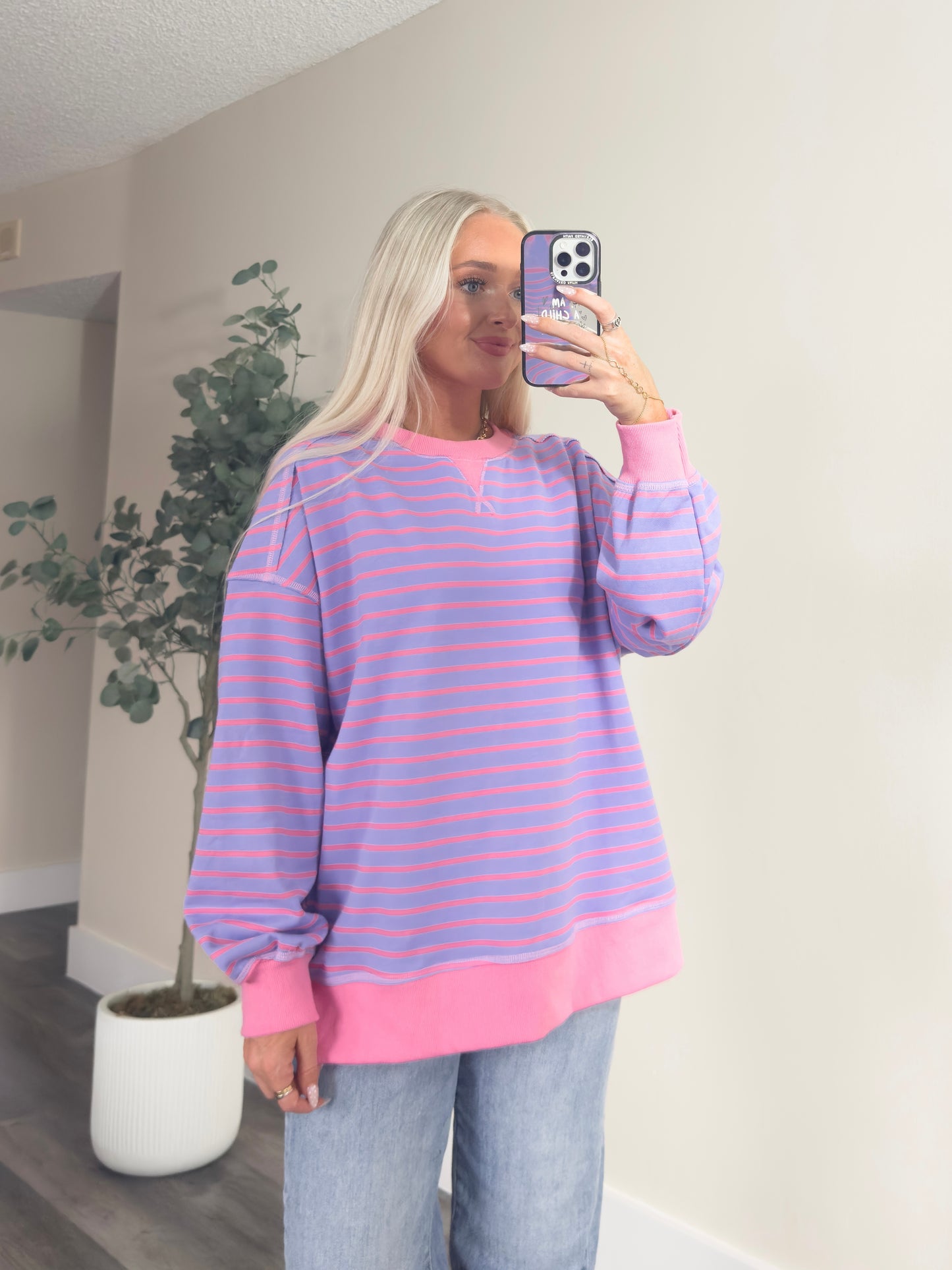Violet Sugar Pullover