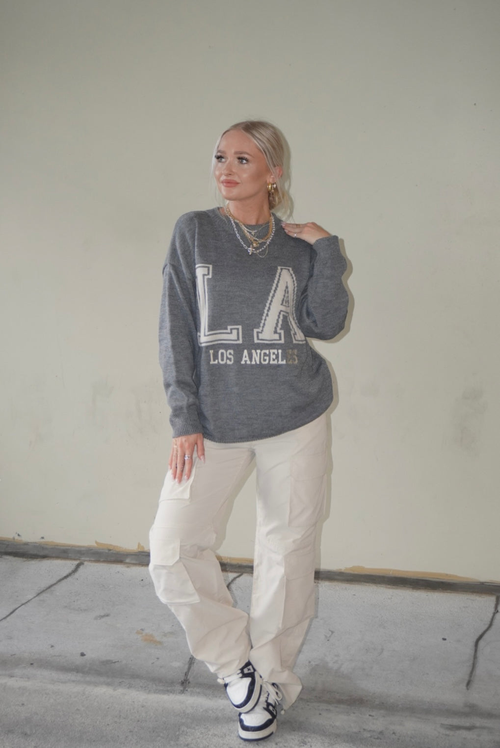 LA Grey Sweater