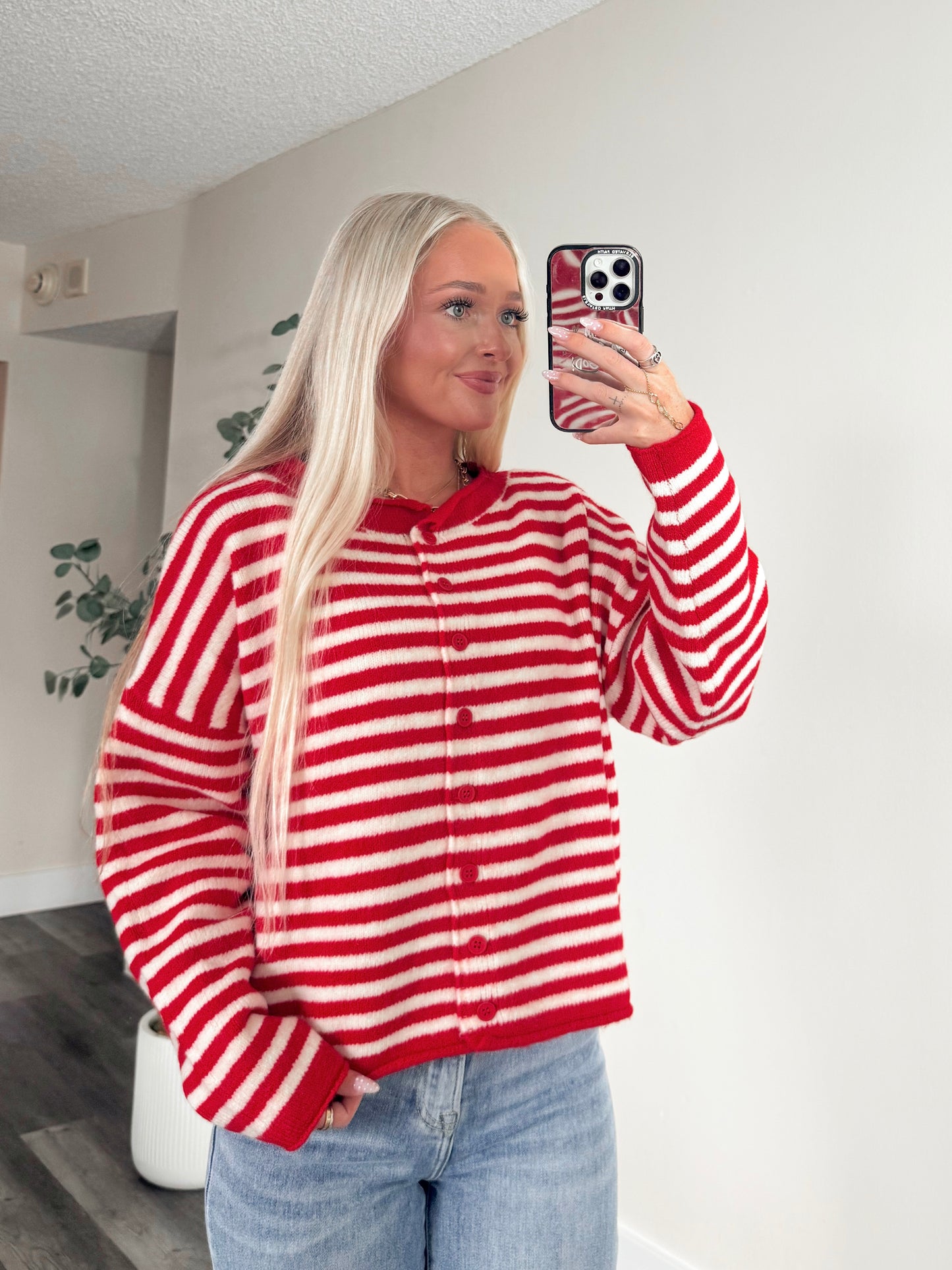 Lauren Cardigan- Red