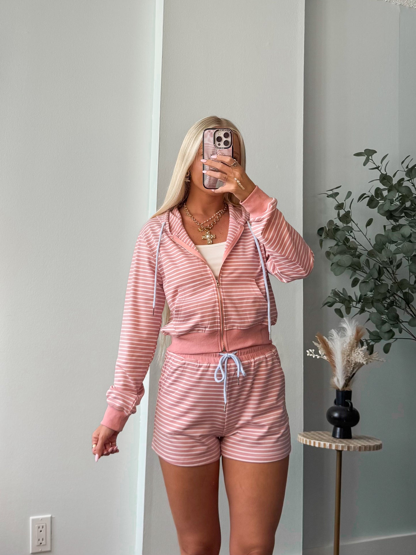 Bubblegum Skies Striped Set