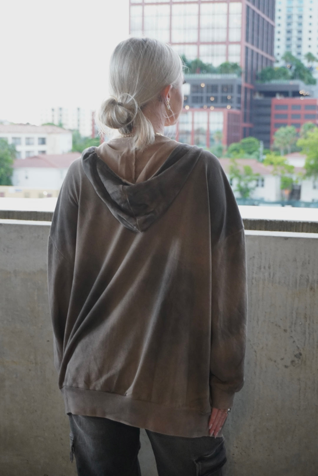 Washed Oversized Jacket