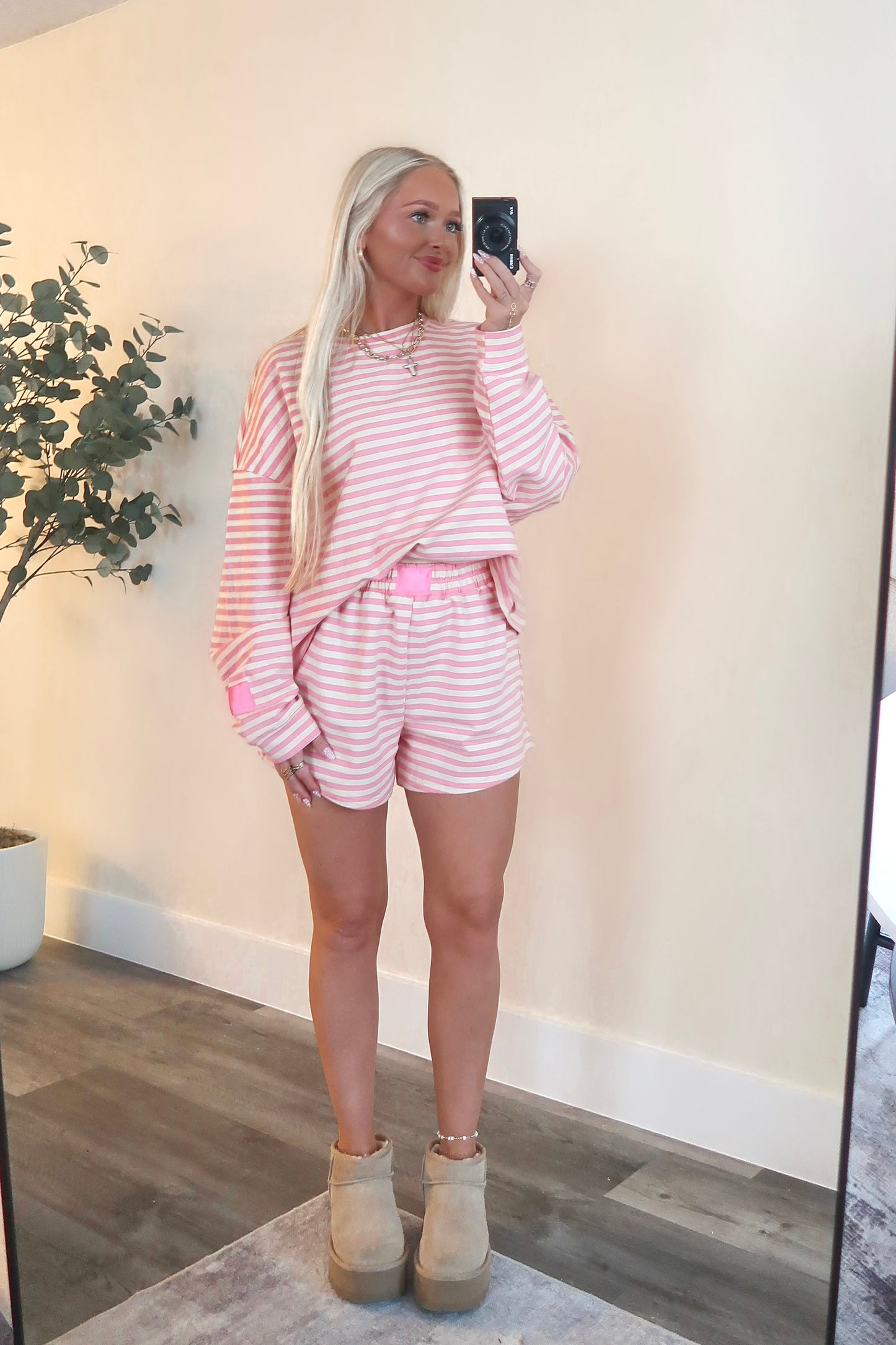 Chill Time Set- Pink/ white