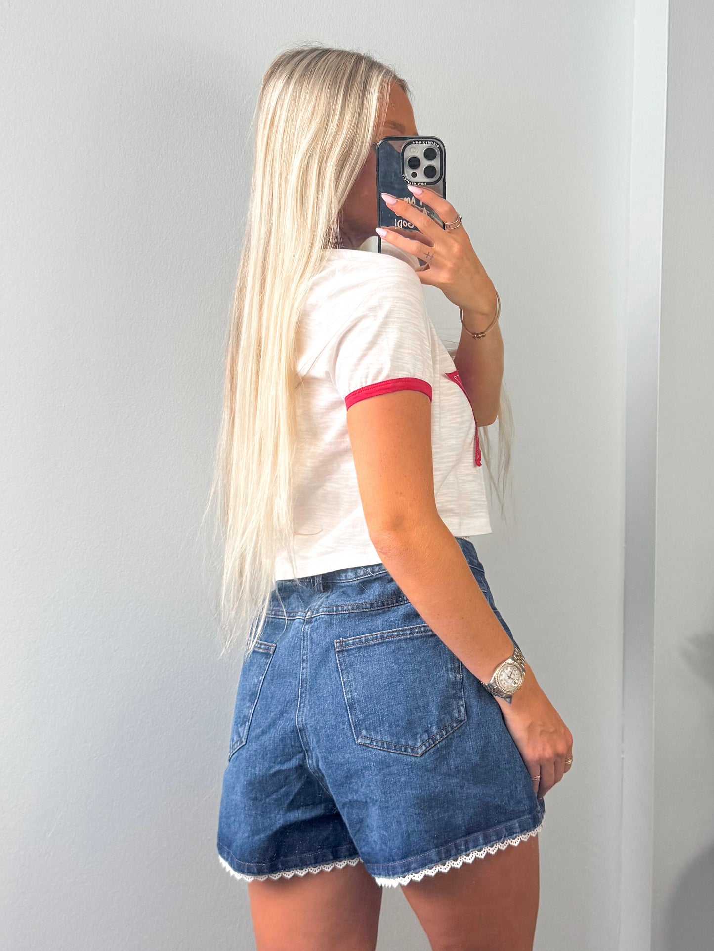 Full Of Joy Denim Shorts