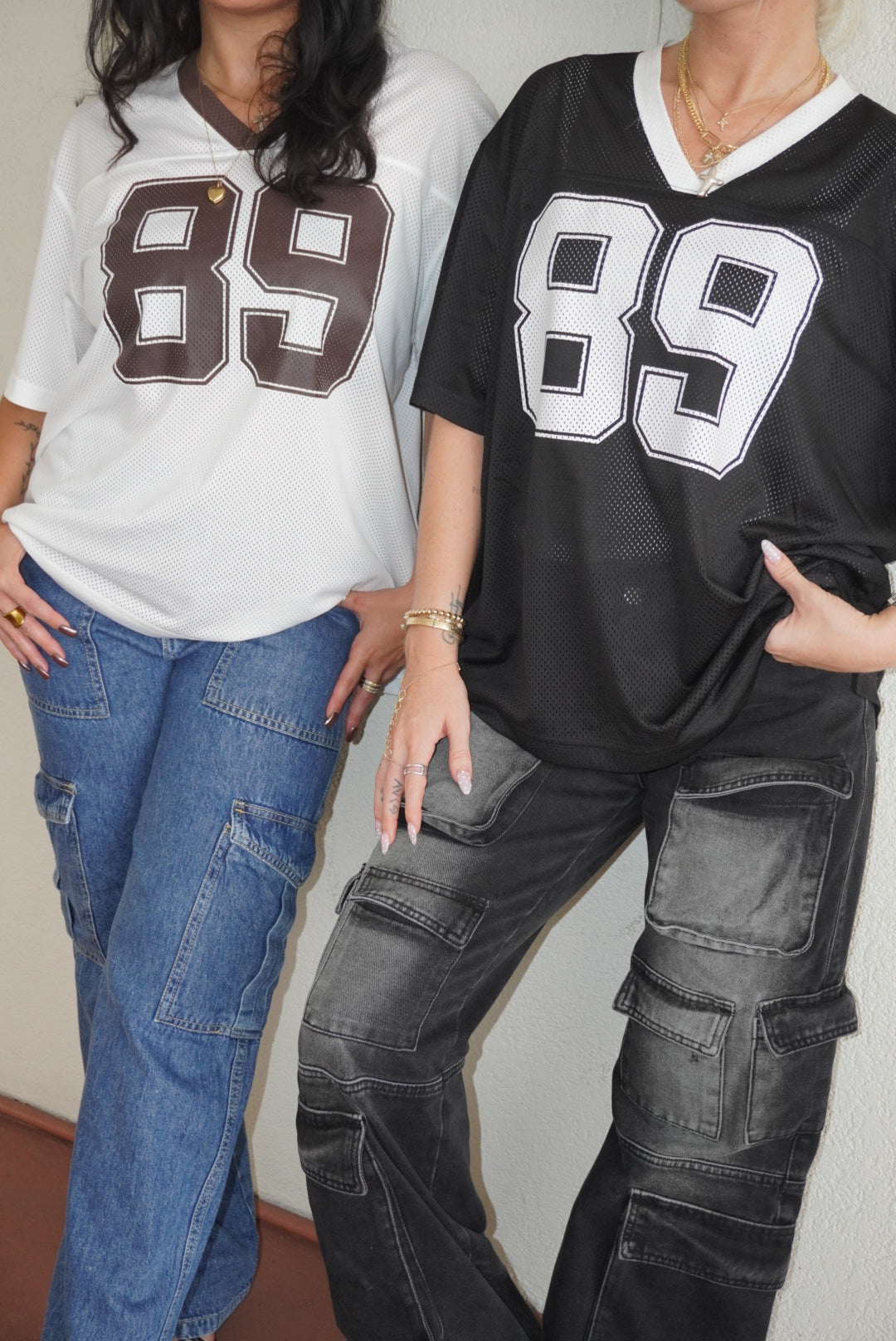 89 White & Brown Jersey