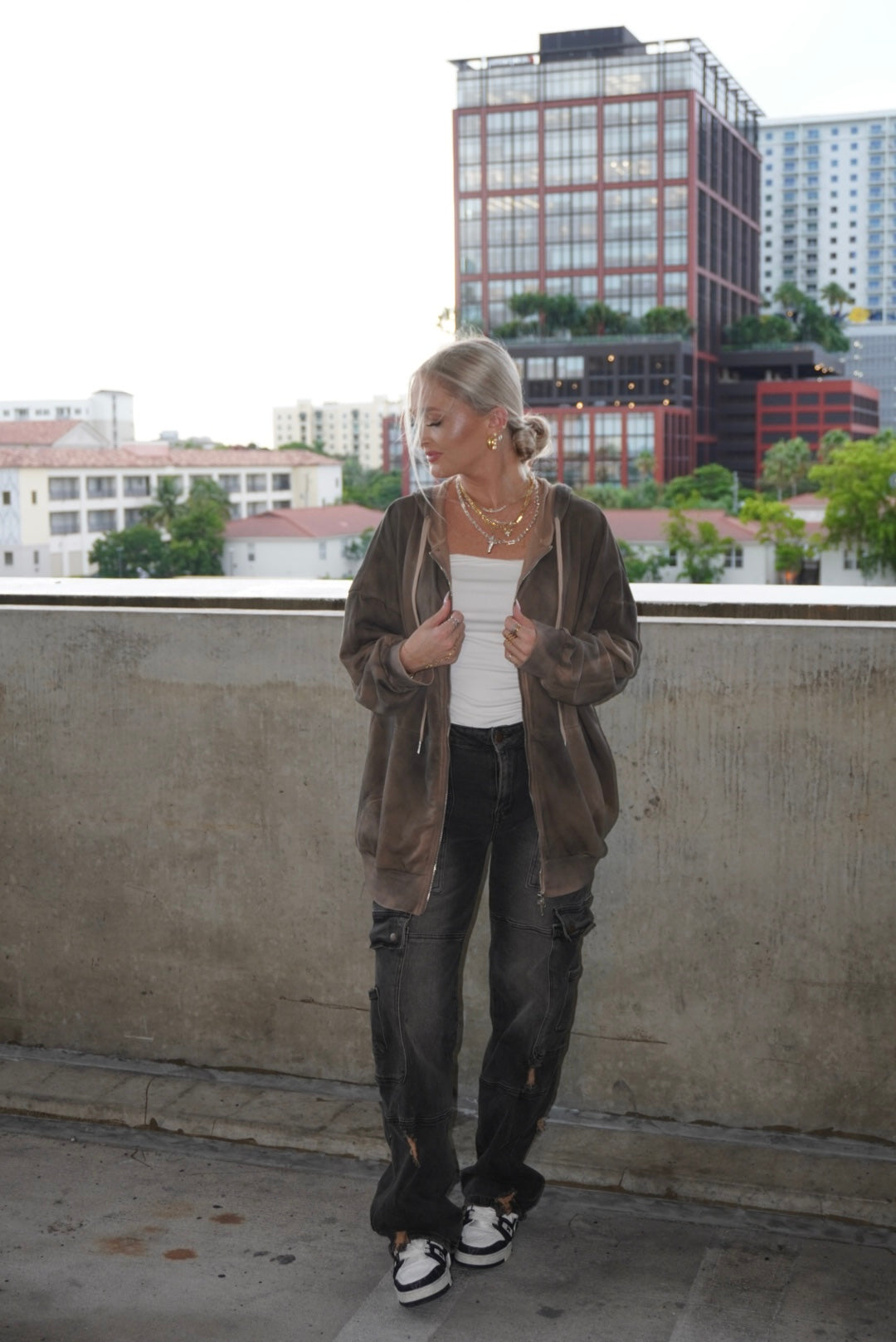 Washed Oversized Jacket