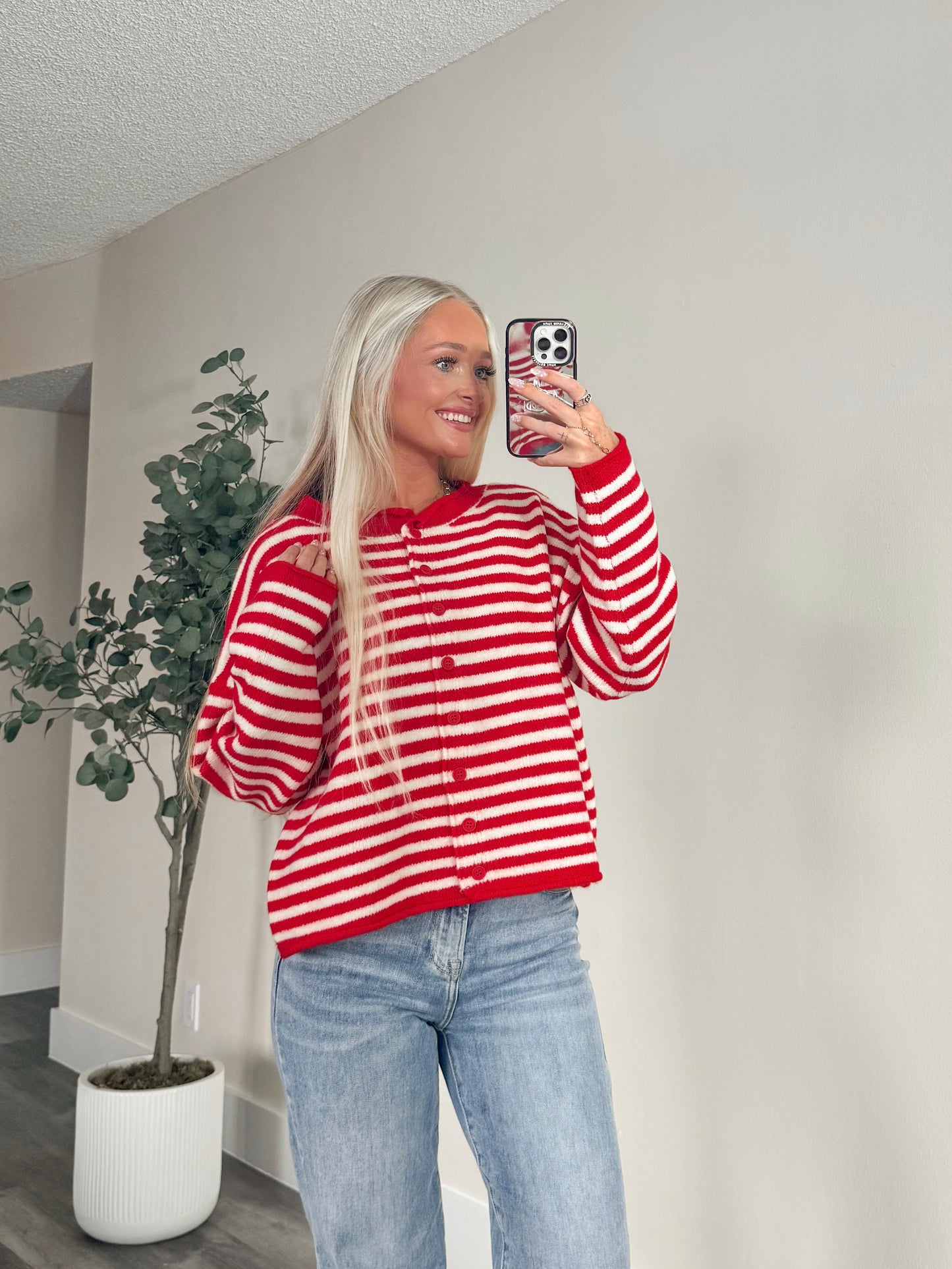 Lauren Cardigan- Red