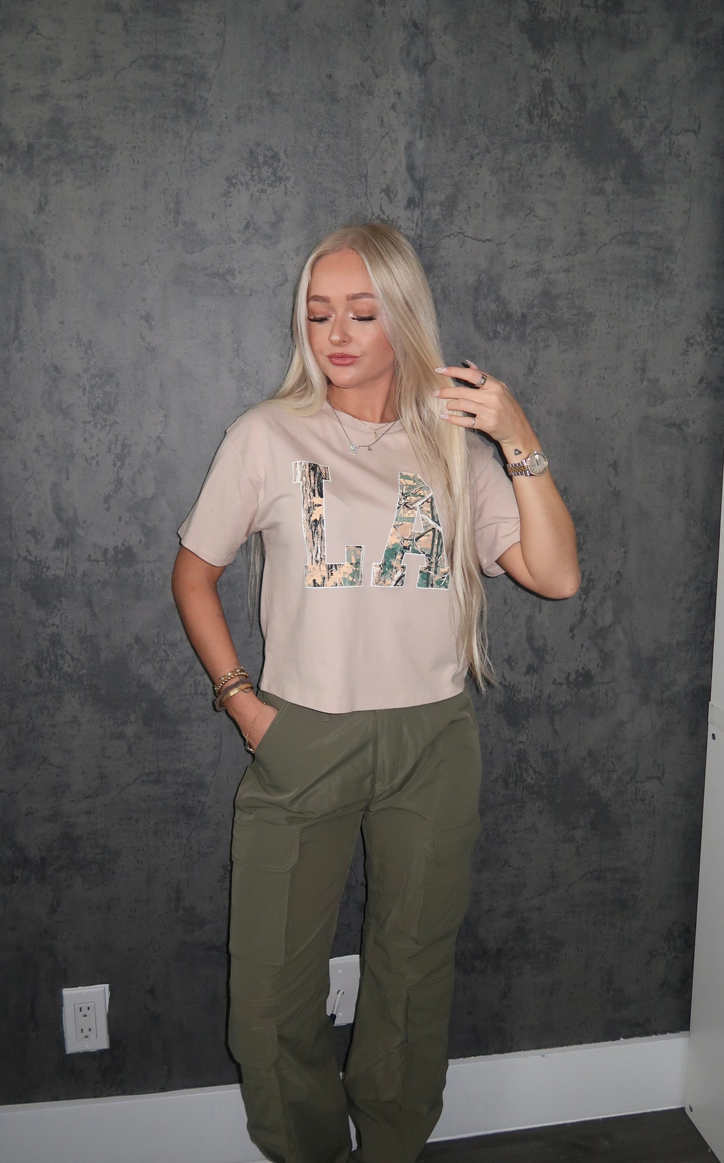 Camo LA Short Sleeve Tee