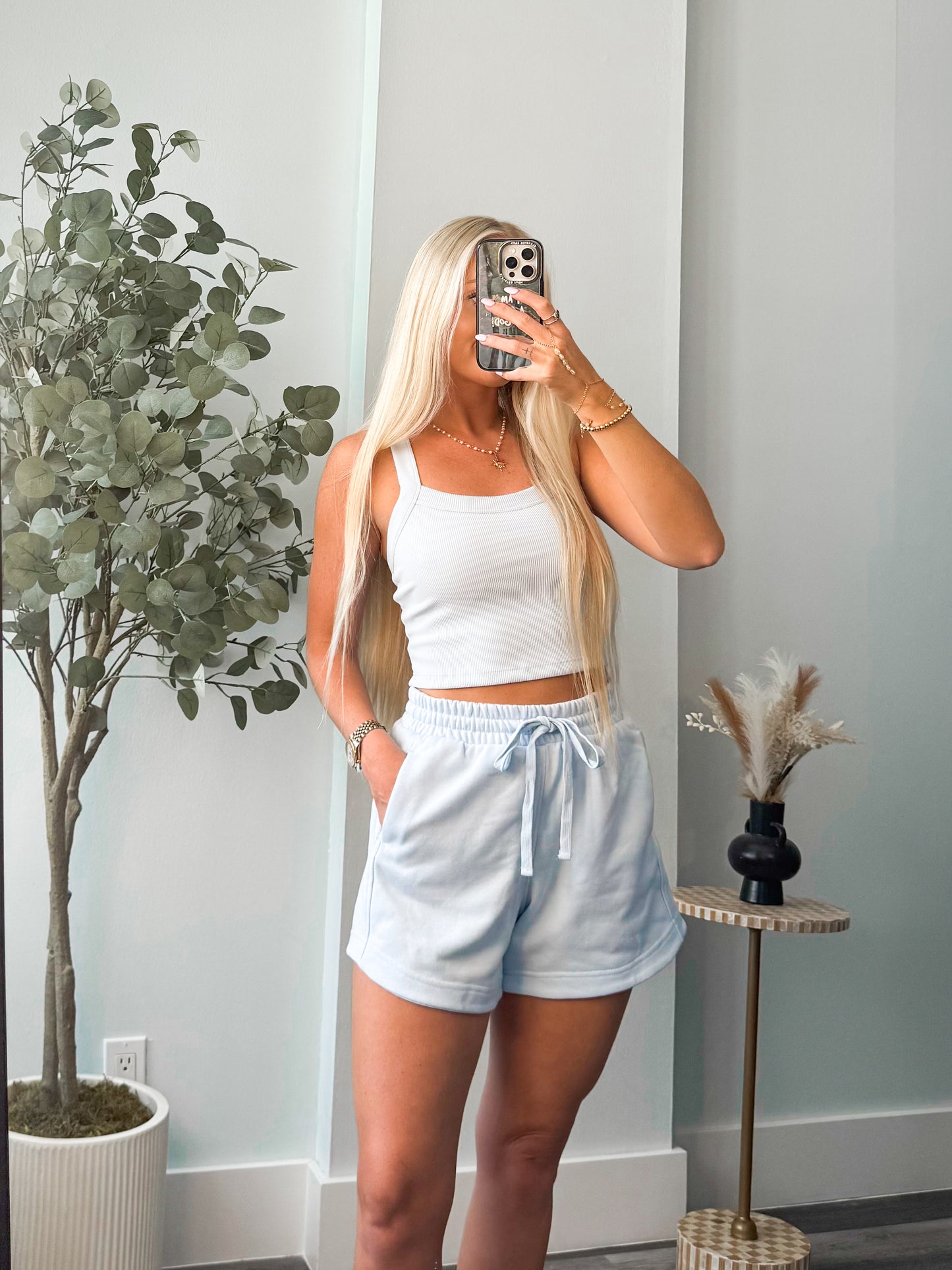 Kenzie Ribbed Cropped Tank Top