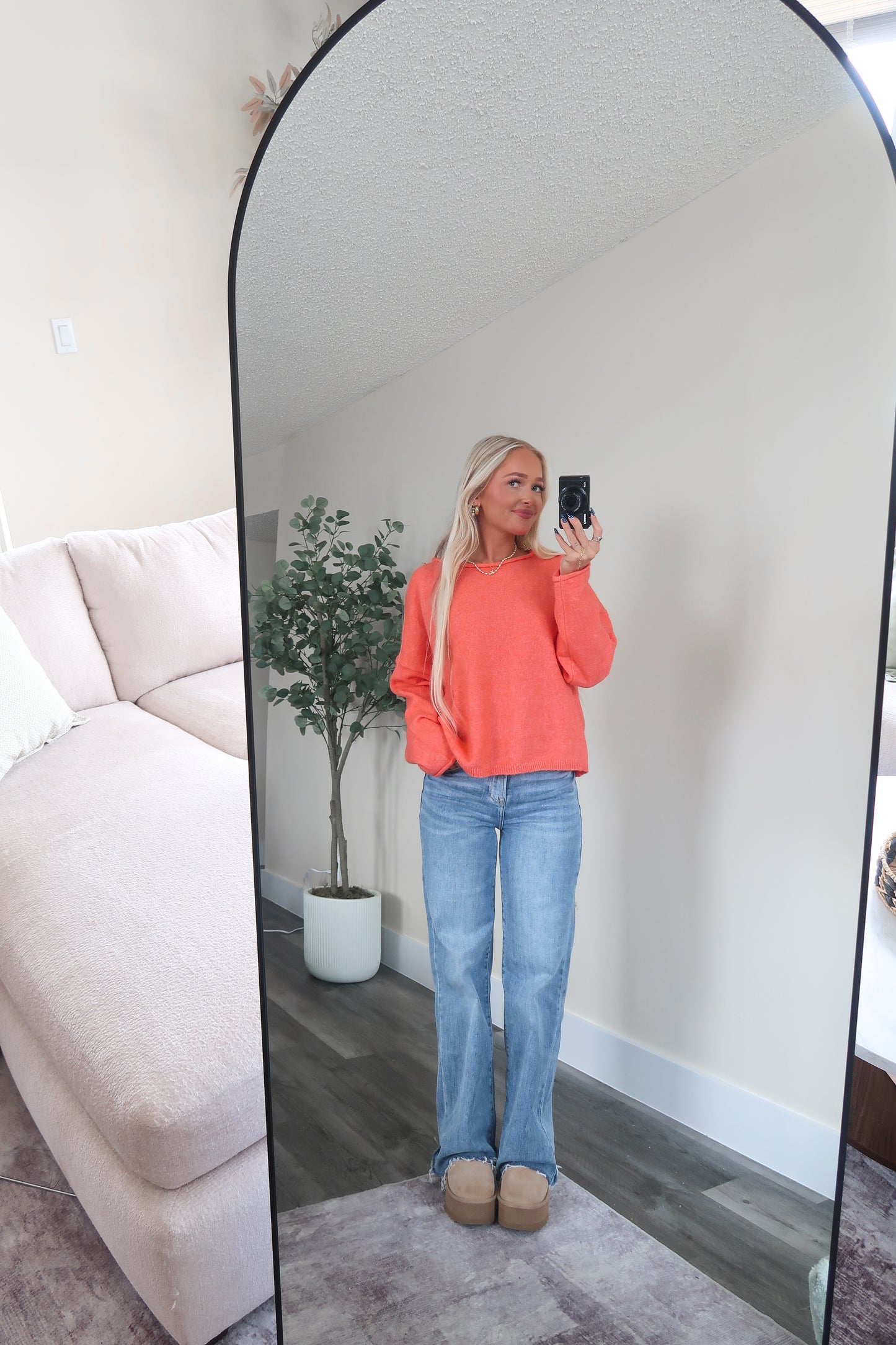 Alexa Sweater- Coral