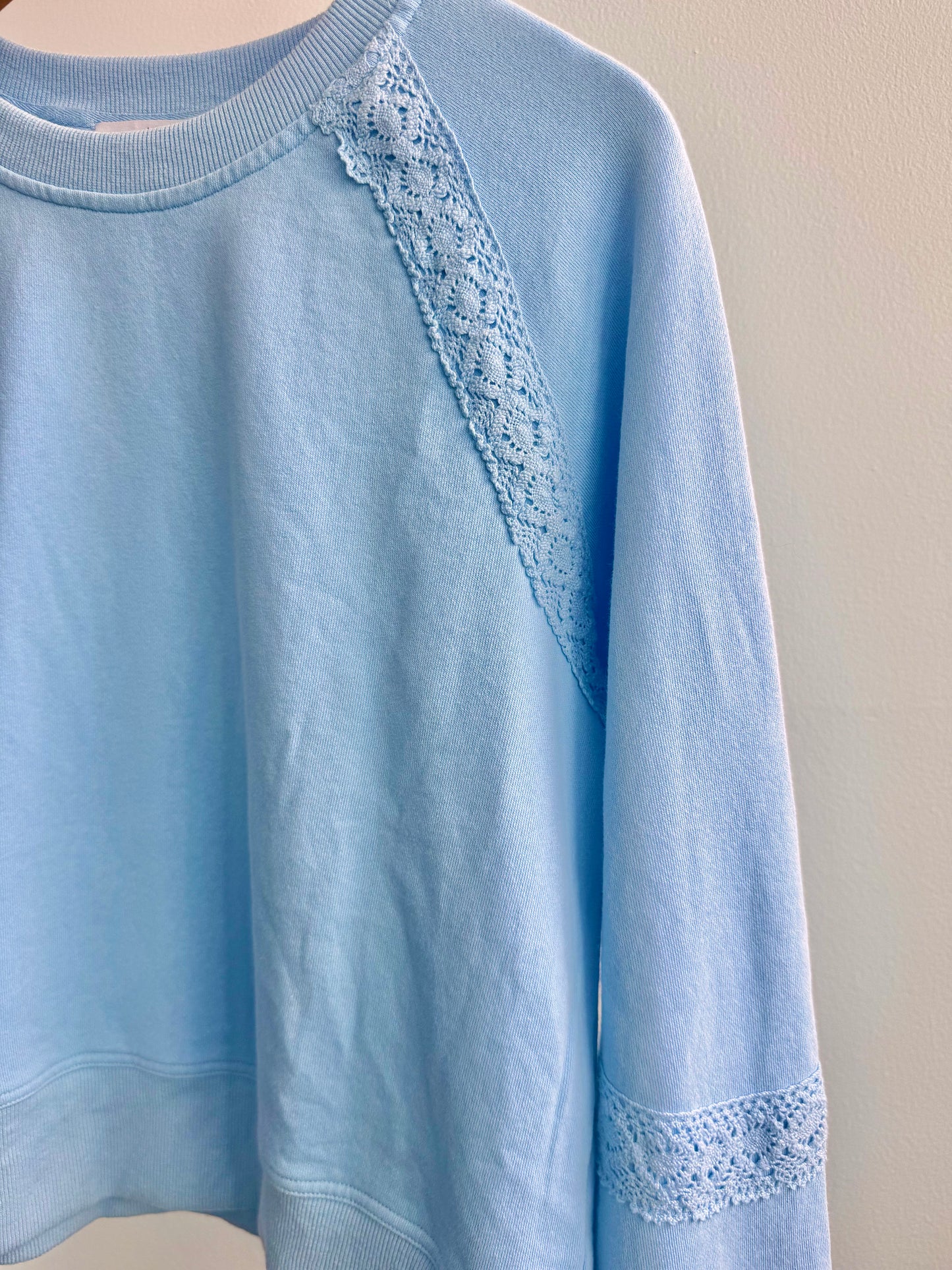 Blue Crochet Skort Set