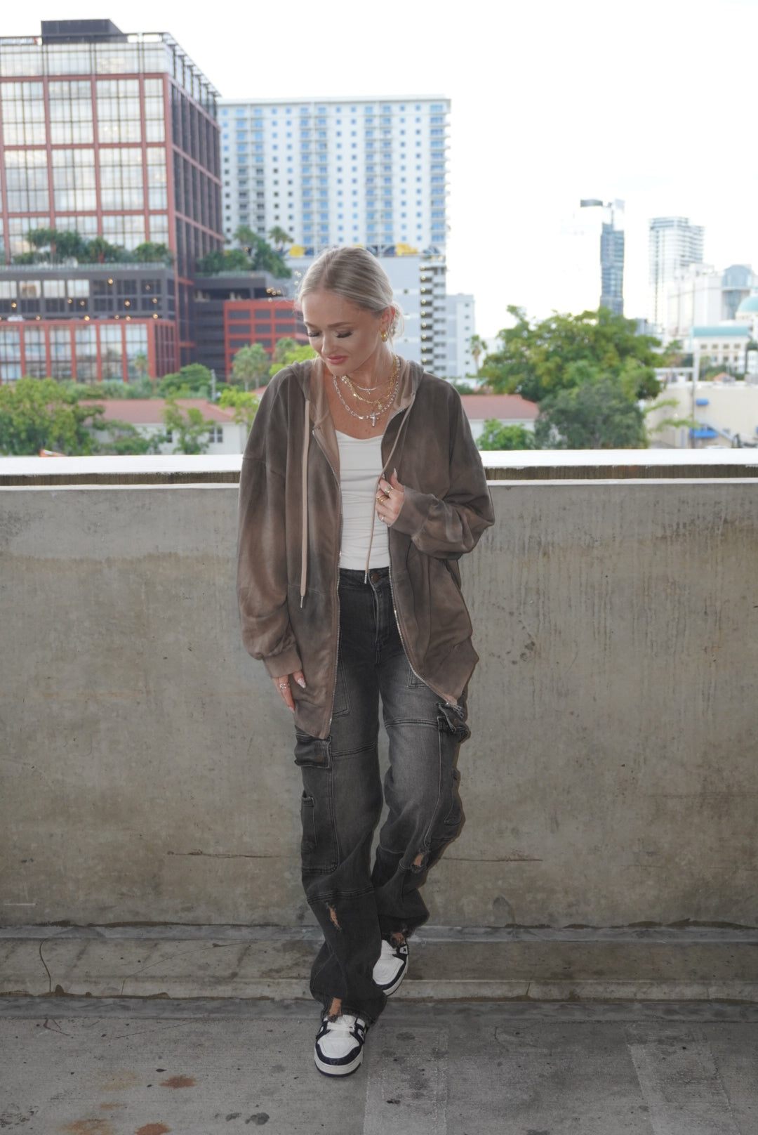 Washed Oversized Jacket