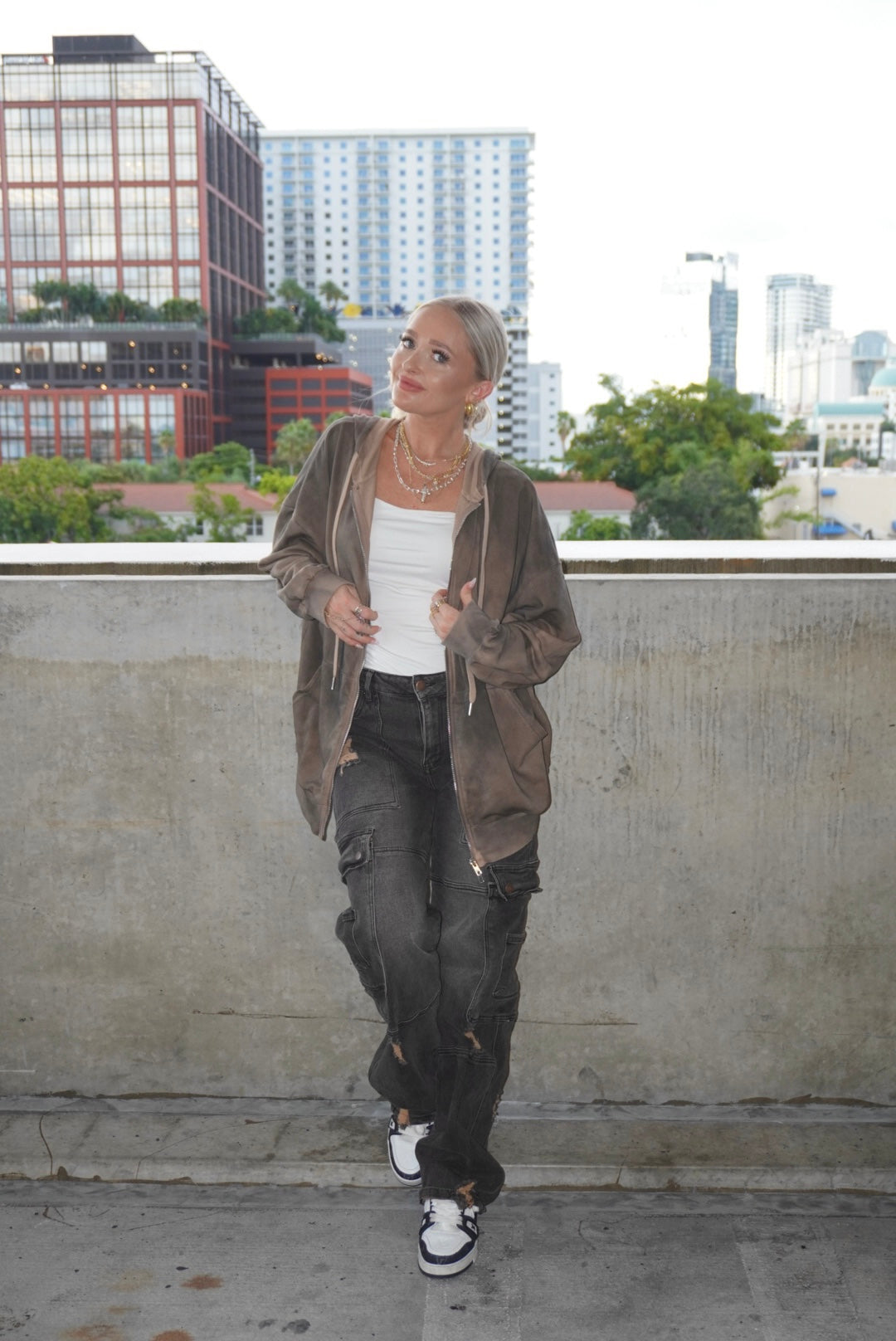 Washed Oversized Jacket