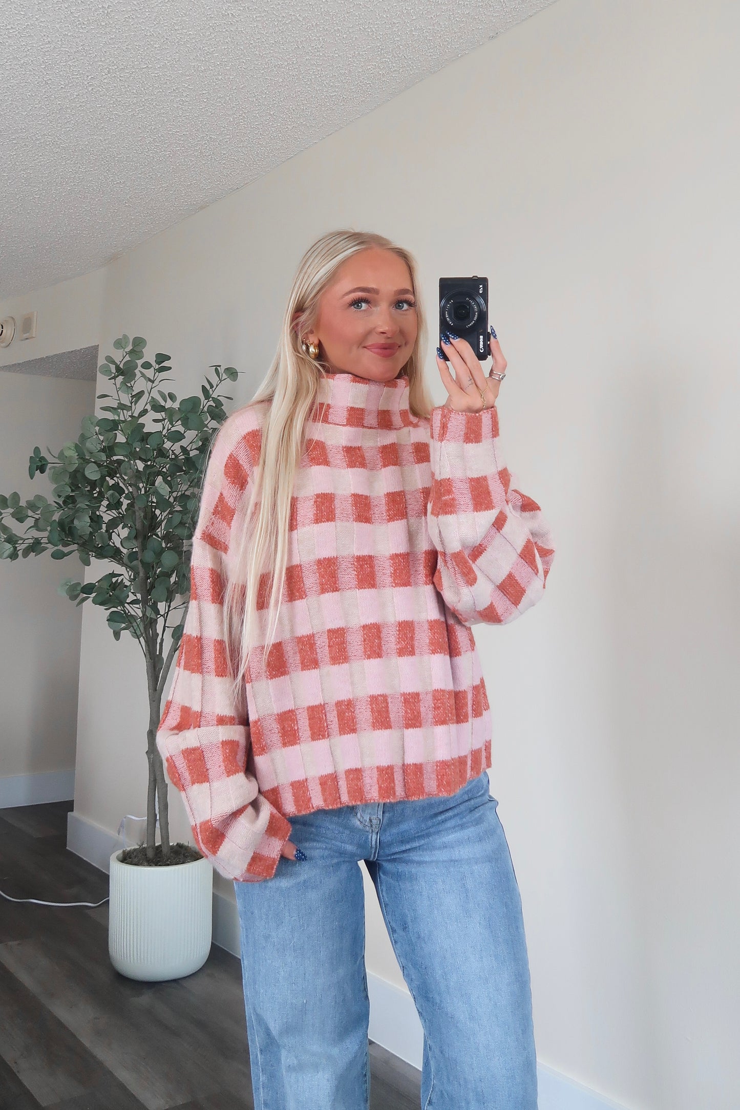 Autumn Sunrise Turtleneck Sweater