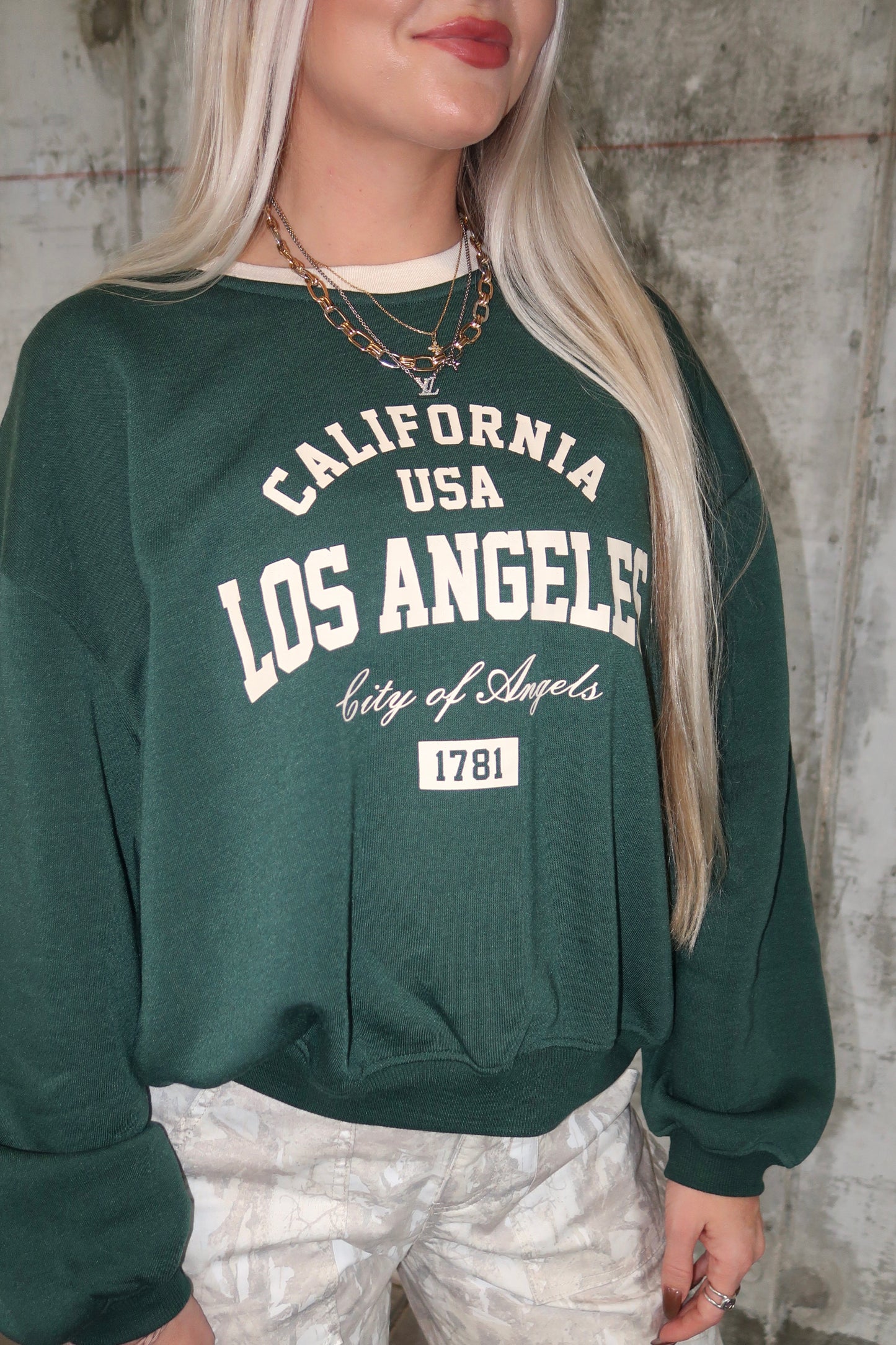 Green Los Angeles Sweatshirt