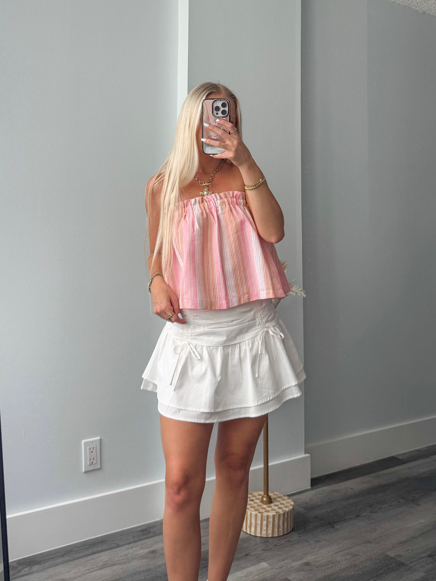 Sunset Vibes Strapless Top