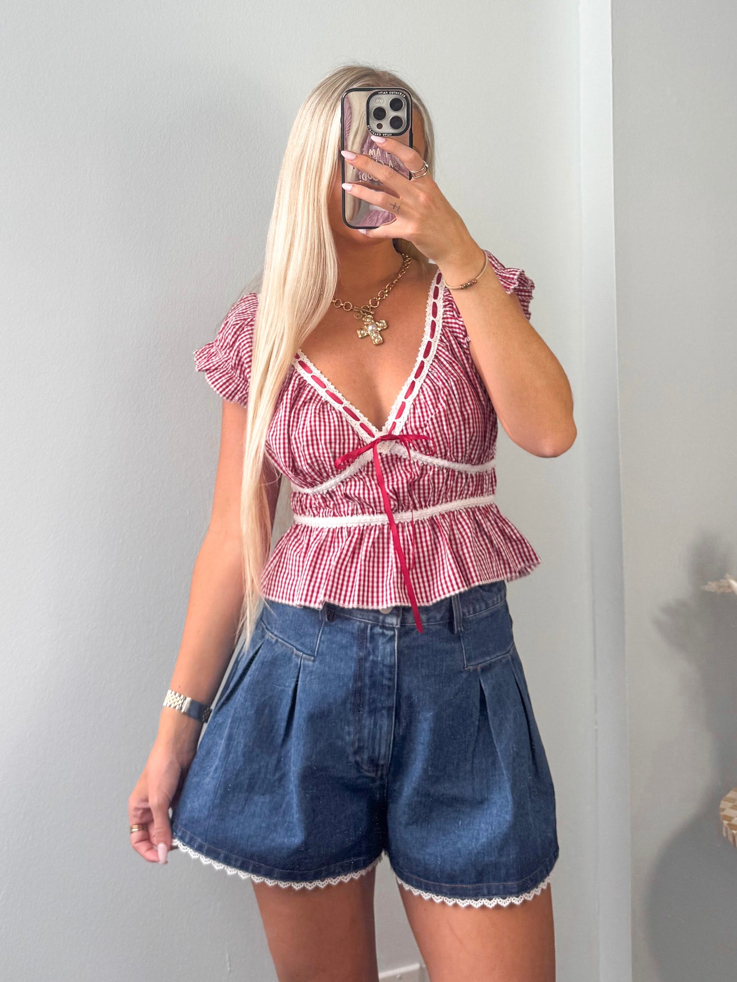 Full Of Joy Denim Shorts