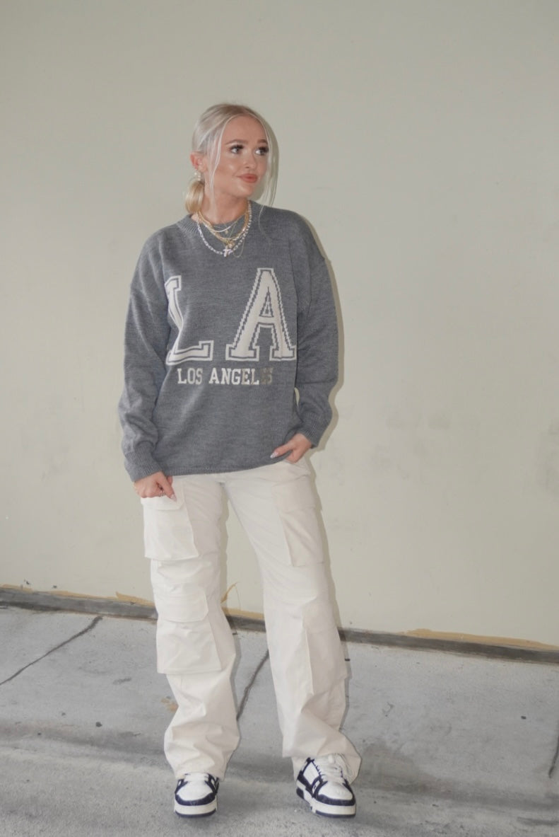 LA Grey Sweater