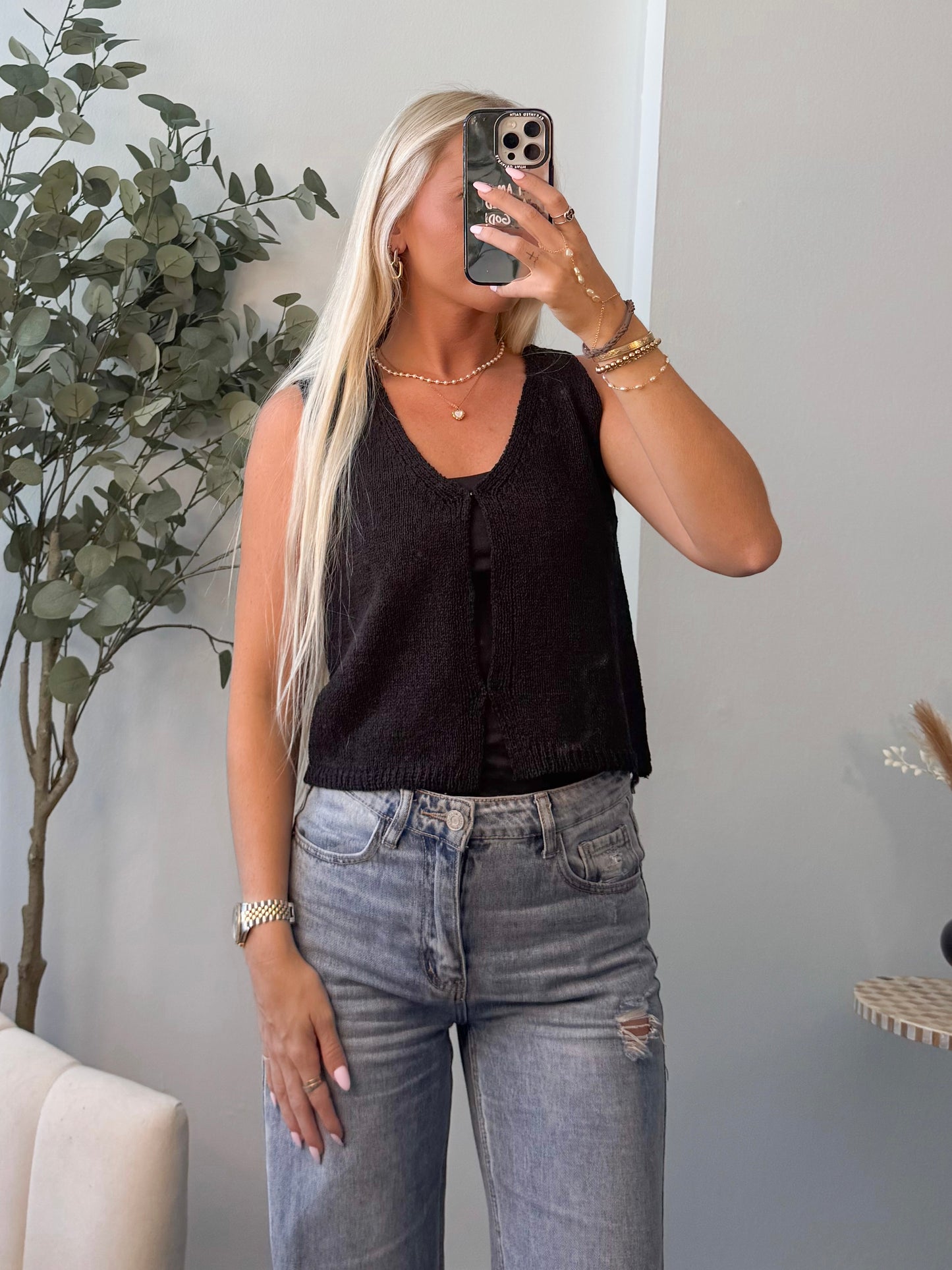 Zara Clasp Tank Top