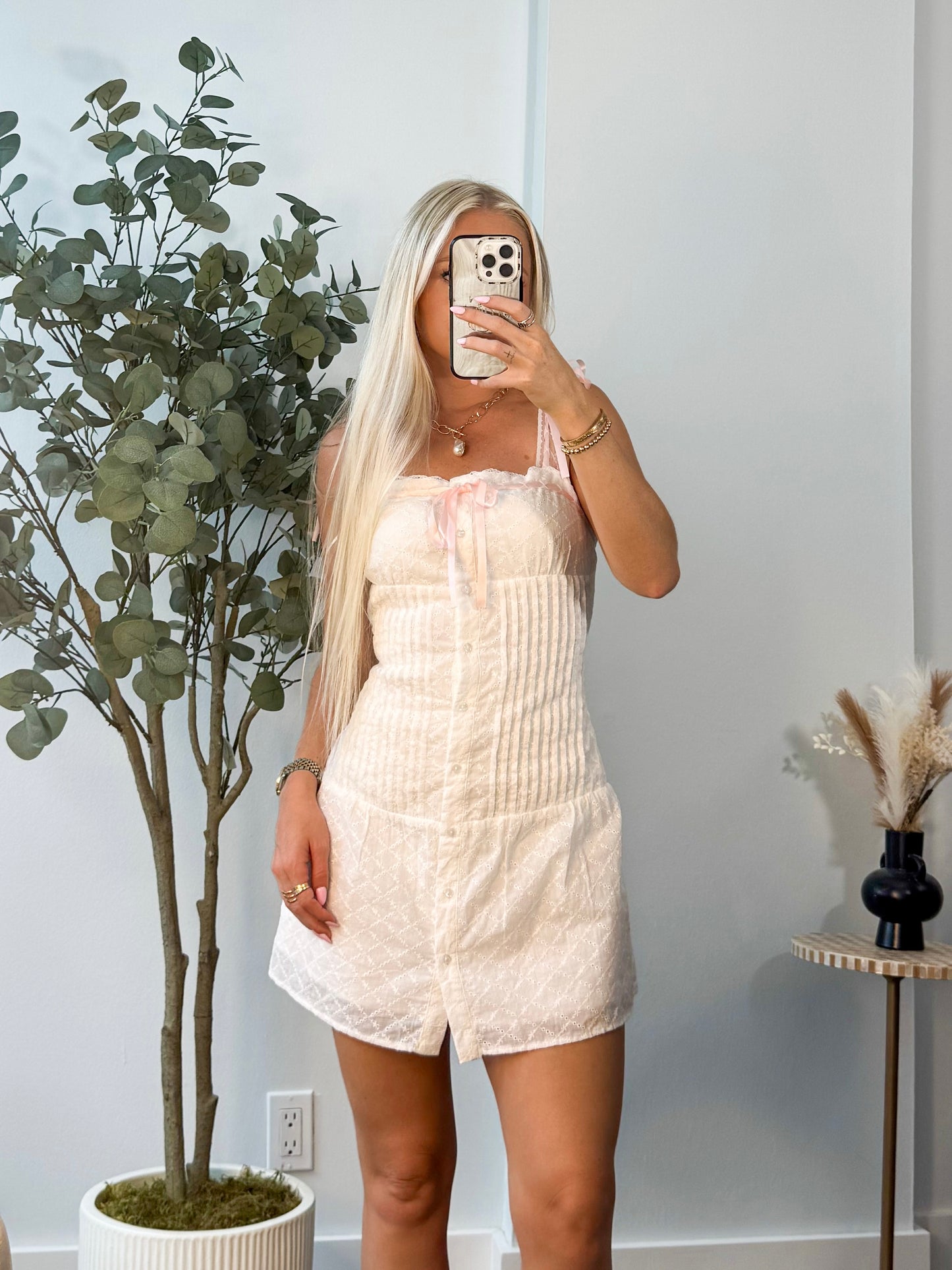 Lace & Grace Eyelet Dress