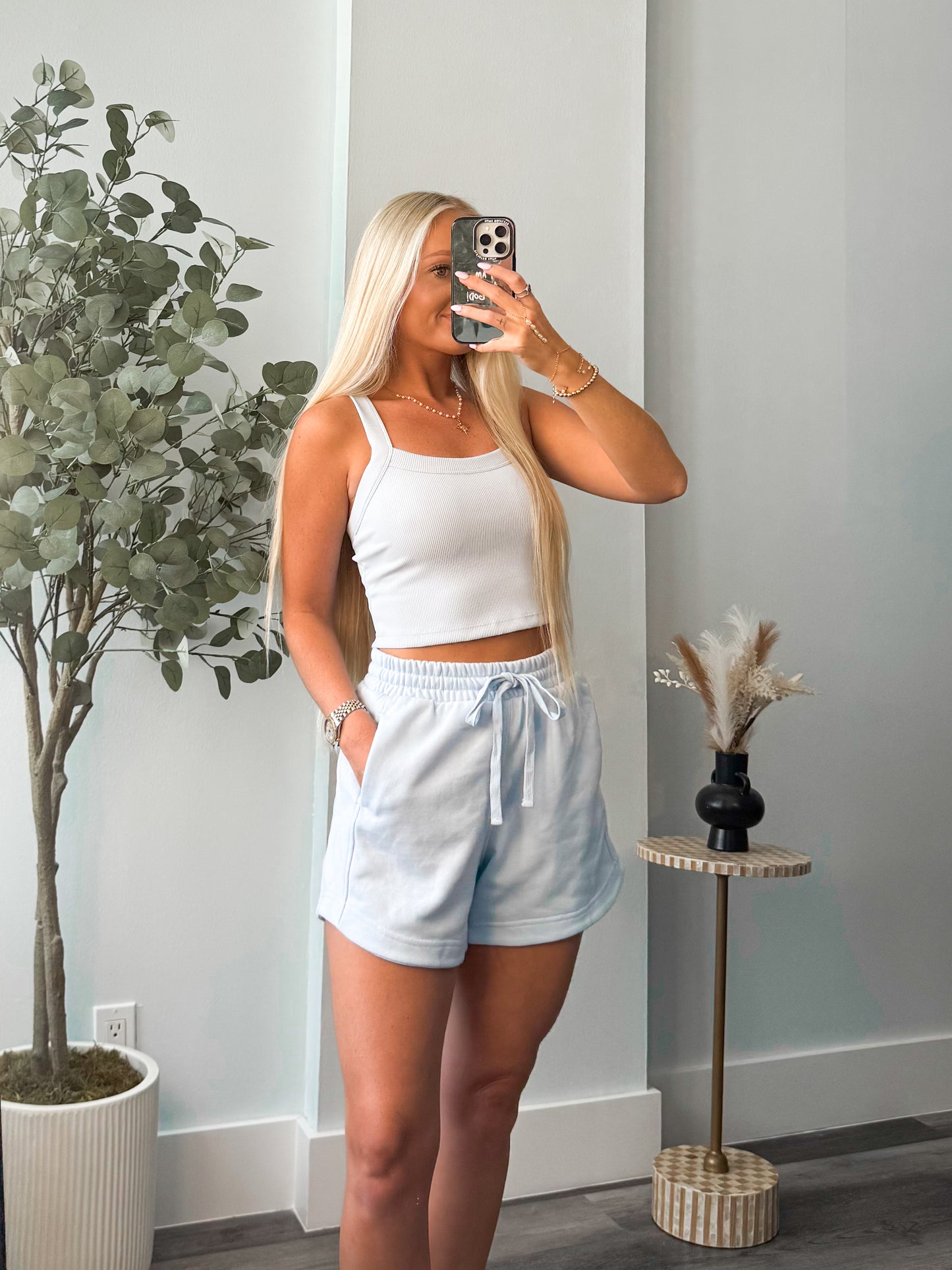 Kenzie Ribbed Cropped Tank Top