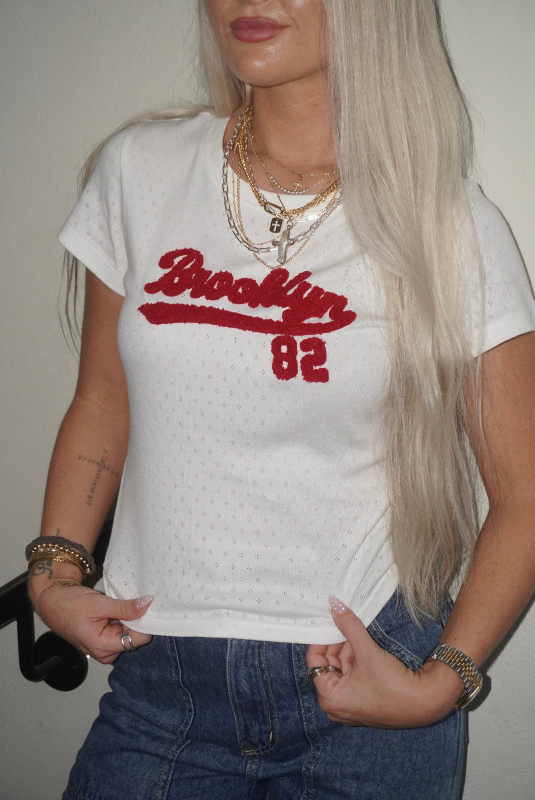 Brooklyn Pointelle Top