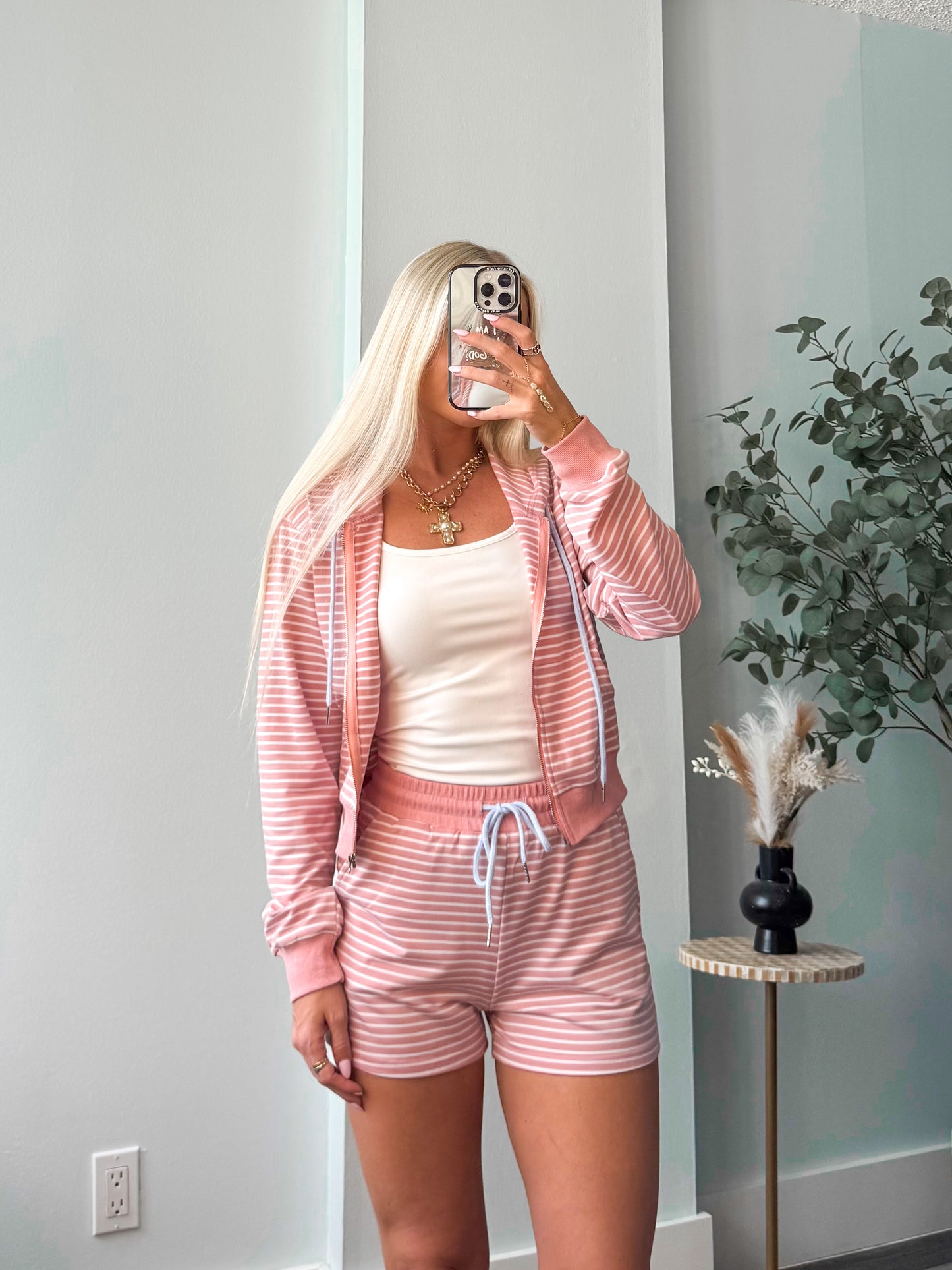 Bubblegum Skies Striped Set