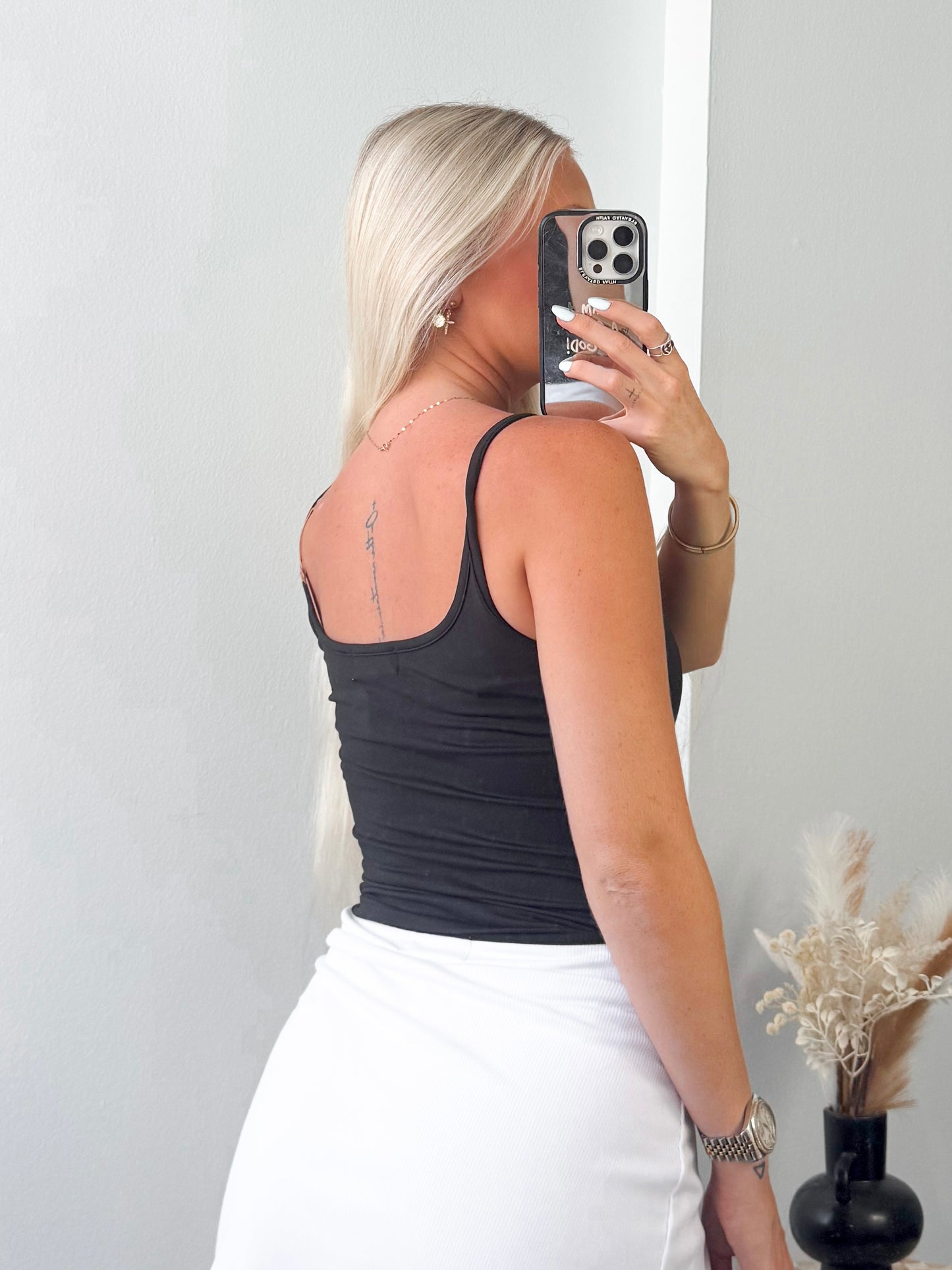 Summertime Tank Top- Black