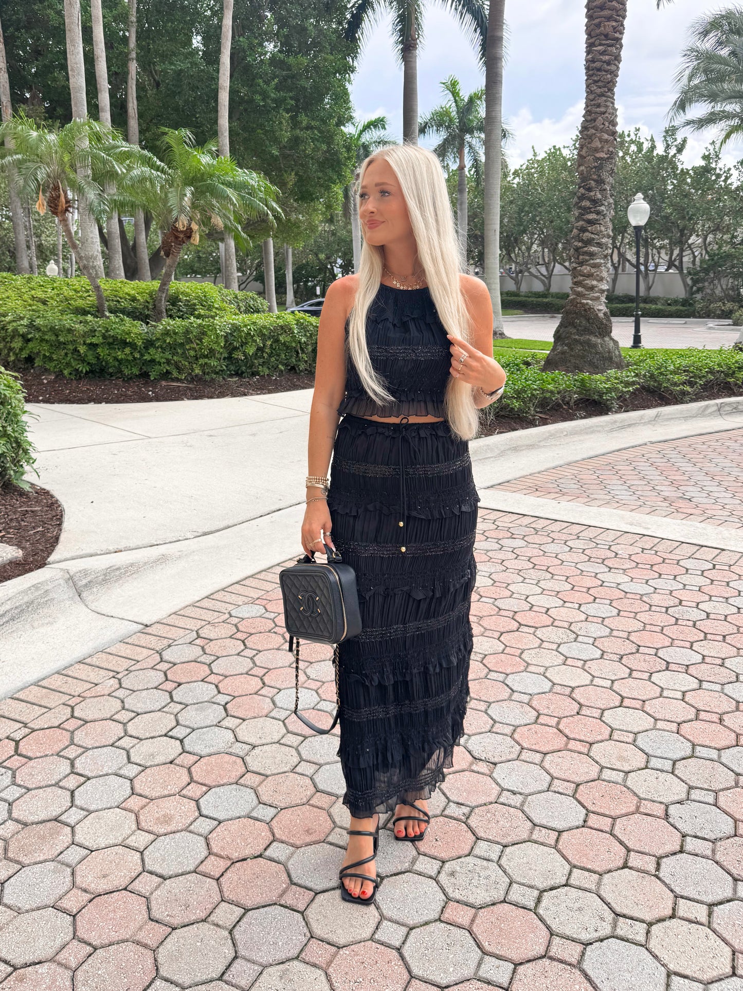 Midnight in Monaco Open Back Set