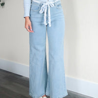Braided Belt Jeans