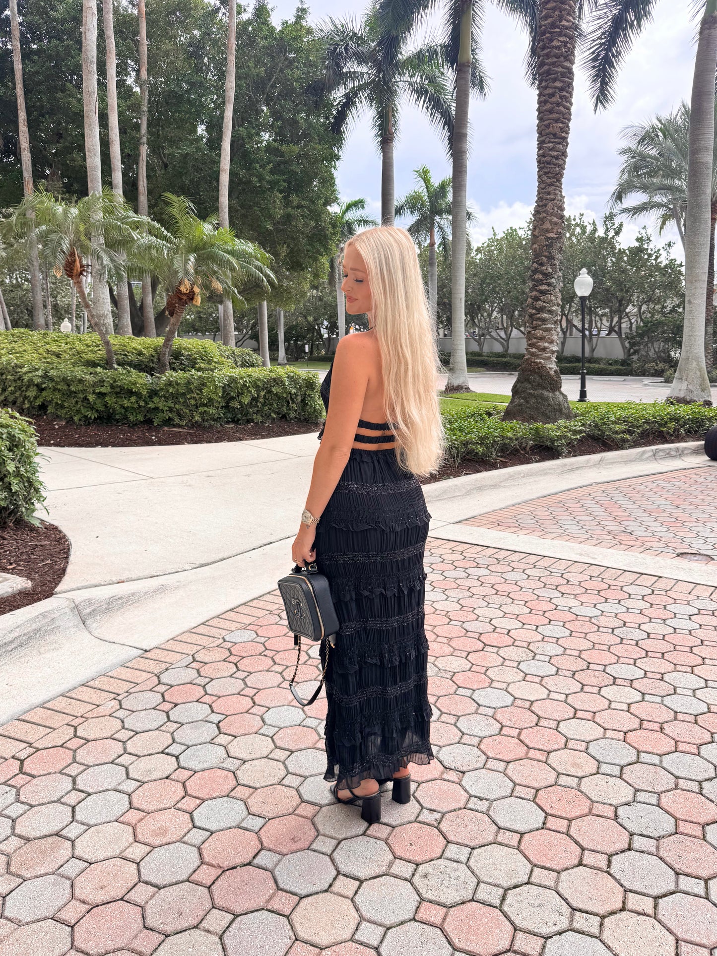 Midnight in Monaco Open Back Set