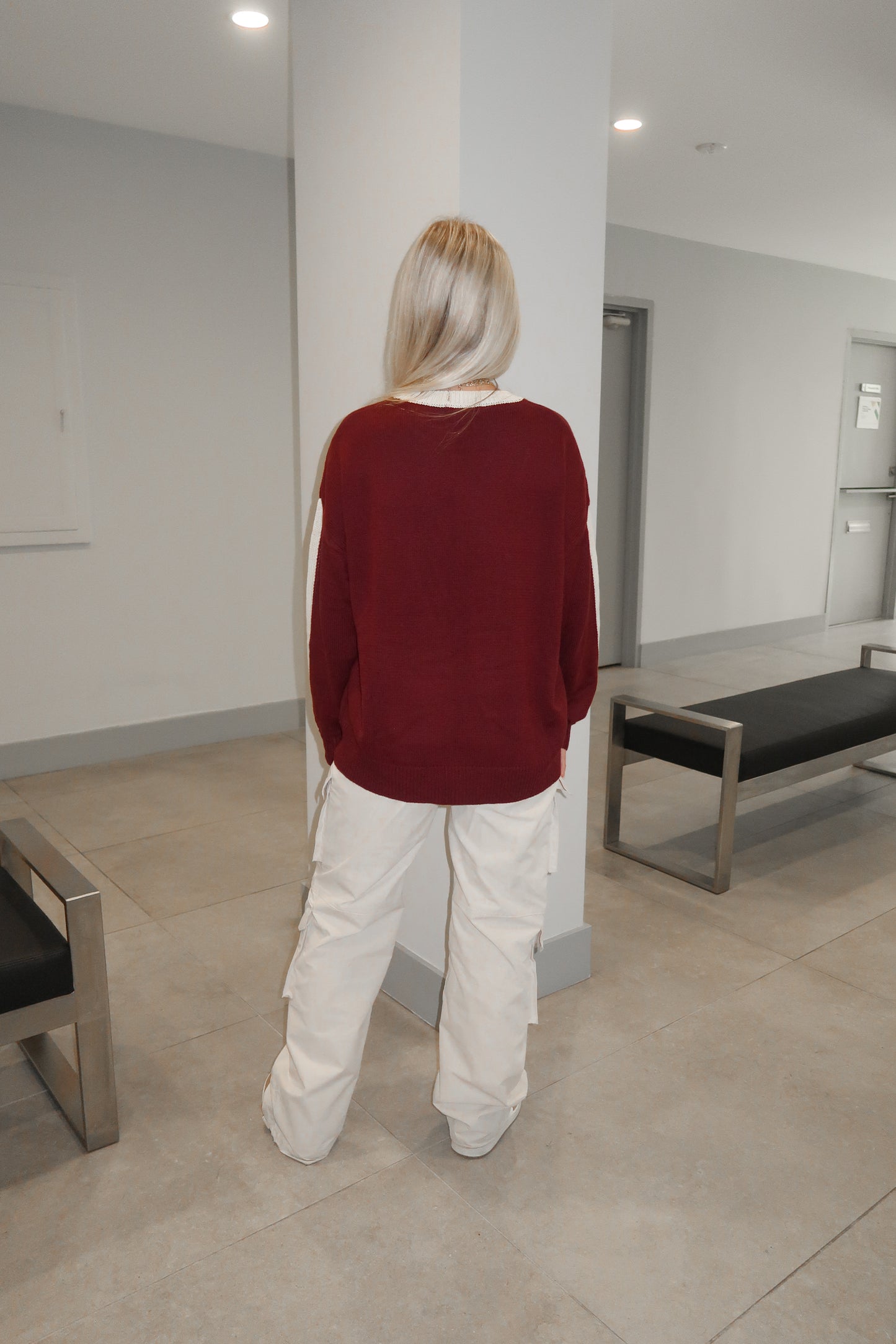 Burgundy 89 Sweater