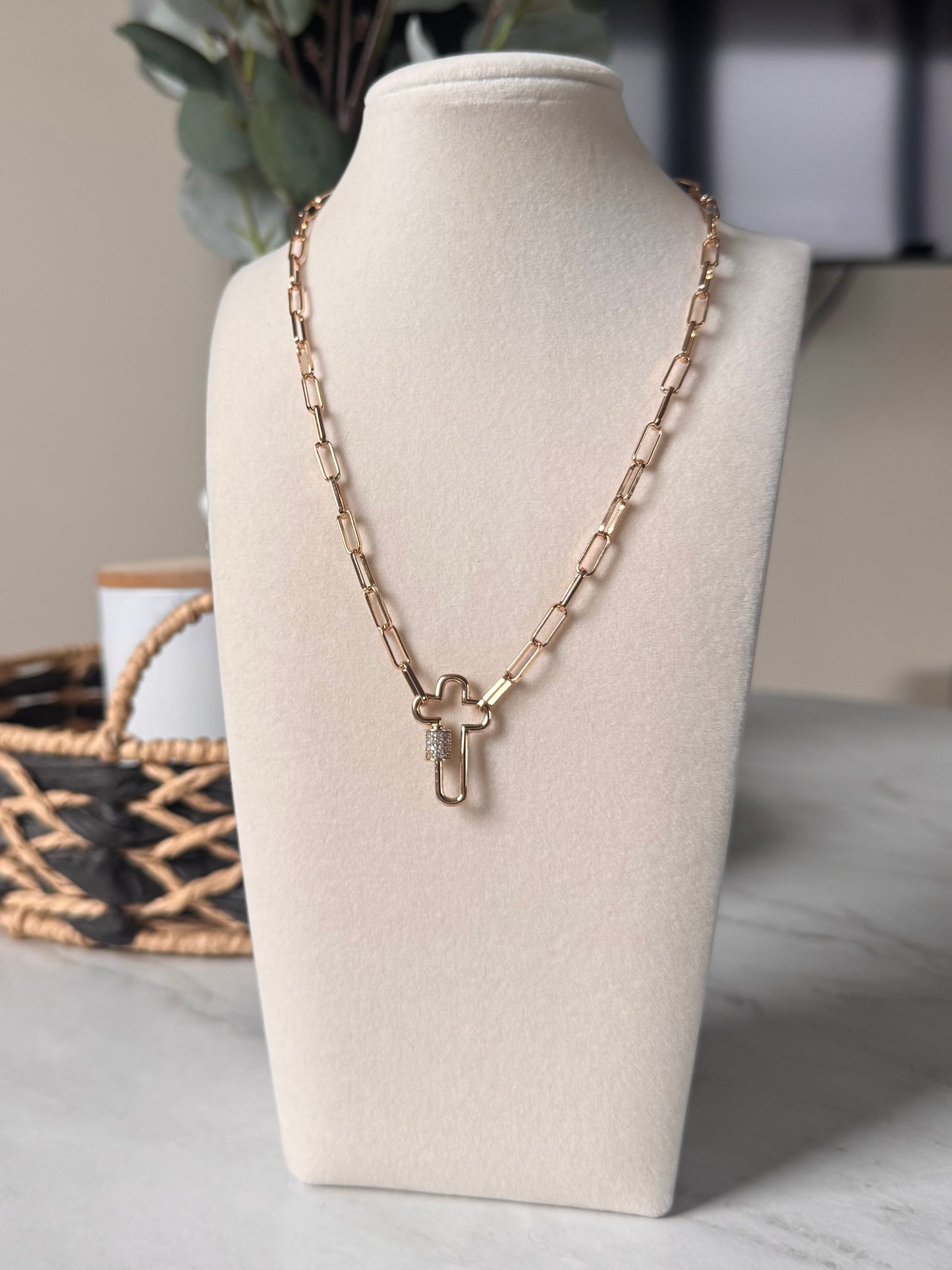 Saved By Grace Necklace- Gold