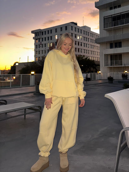 Yellow Sweat Set
