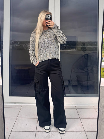 Charcoal Washed Sweater