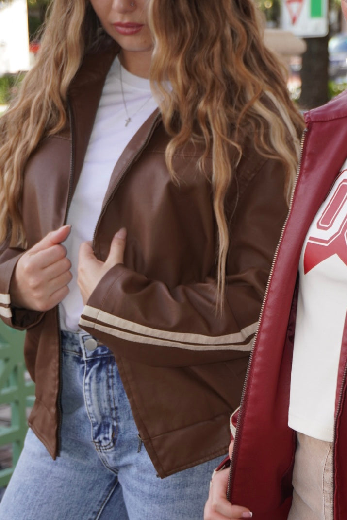 Brown Leather Jacket