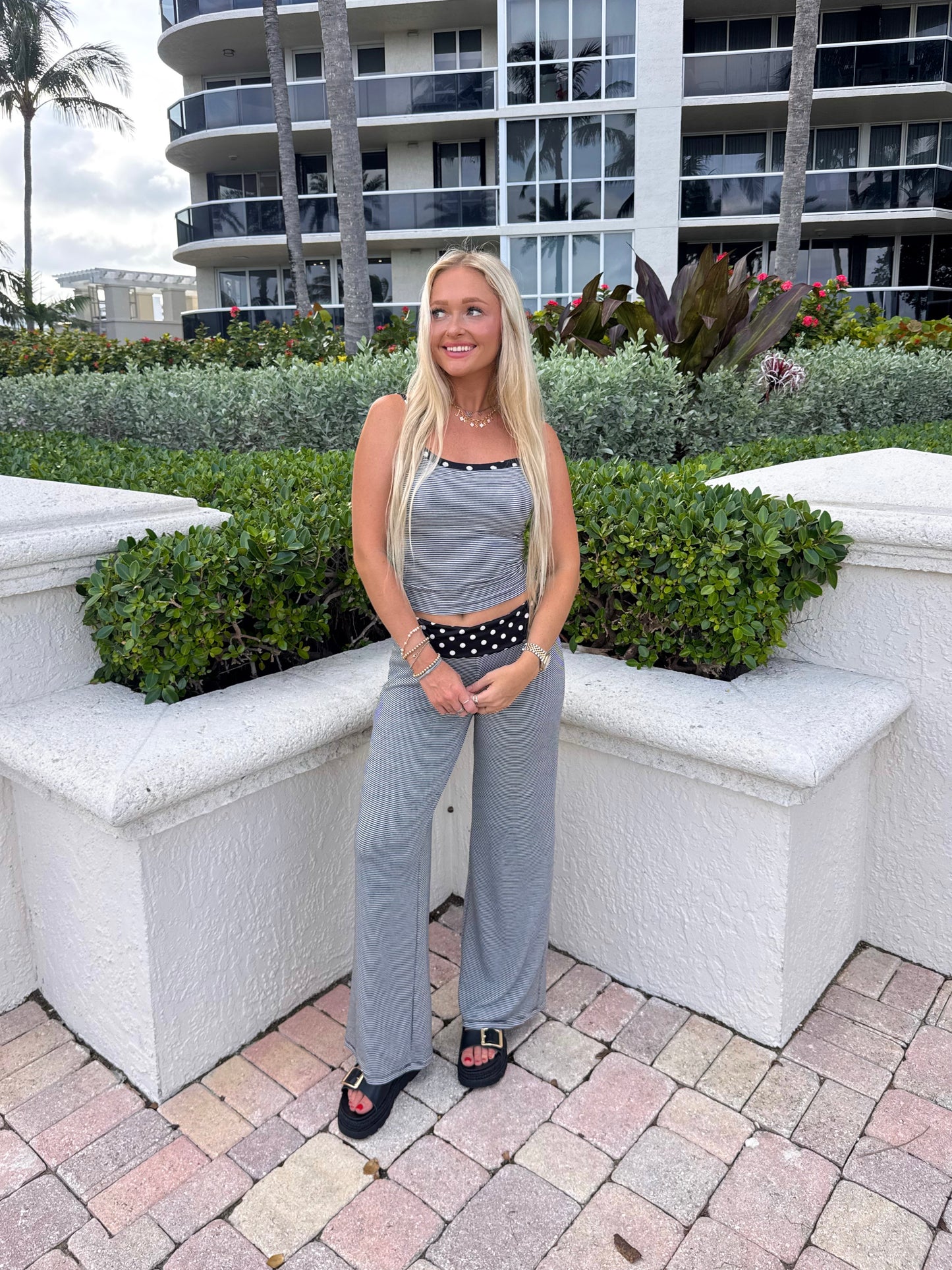 Polka Dot Striped Set
