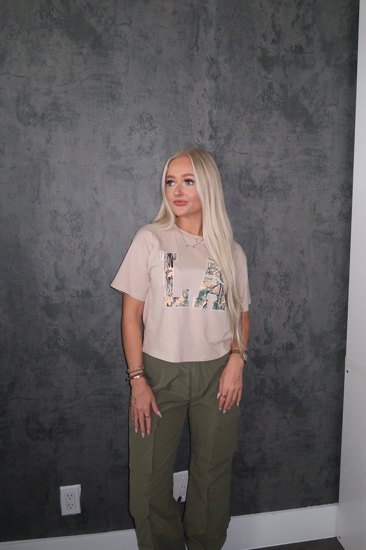 Camo LA Short Sleeve Tee